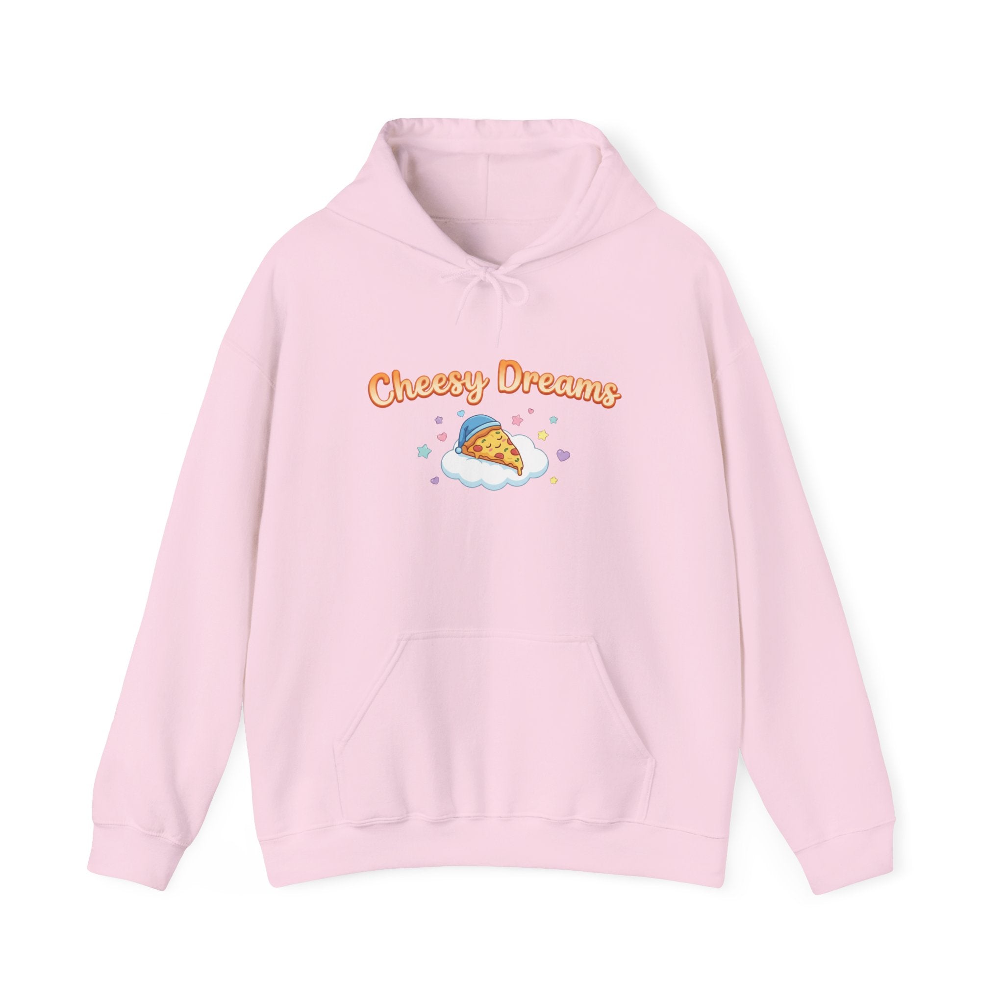 Cheesy Dreams Cozy Snack Humor Hoodie