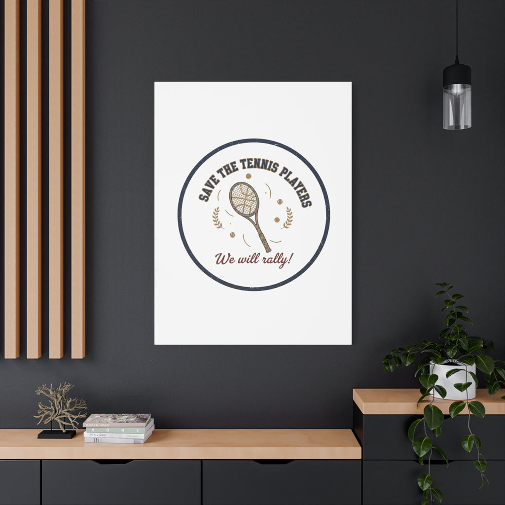 Save the Tennis Players Canvas | Tennis vs Pickleball Meme, Racquet Sport Humor