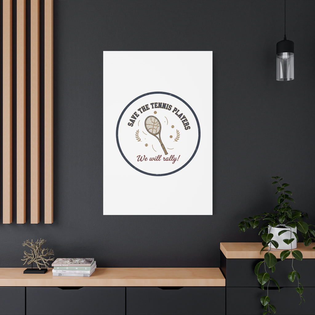 Save the Tennis Players Canvas | Tennis vs Pickleball Meme, Racquet Sport Humor