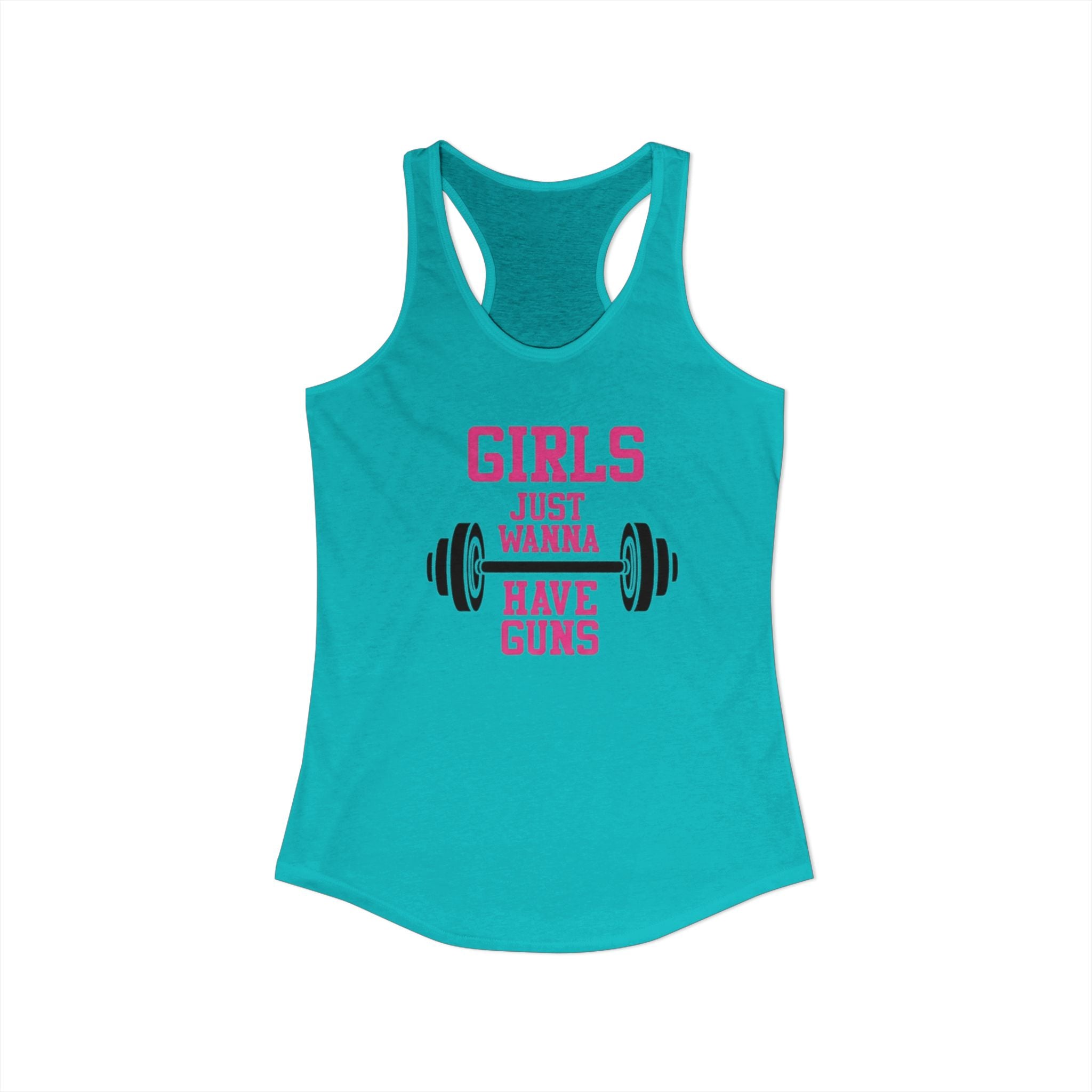 Girls Just Wanna Have Guns Women’s Racerback Tank