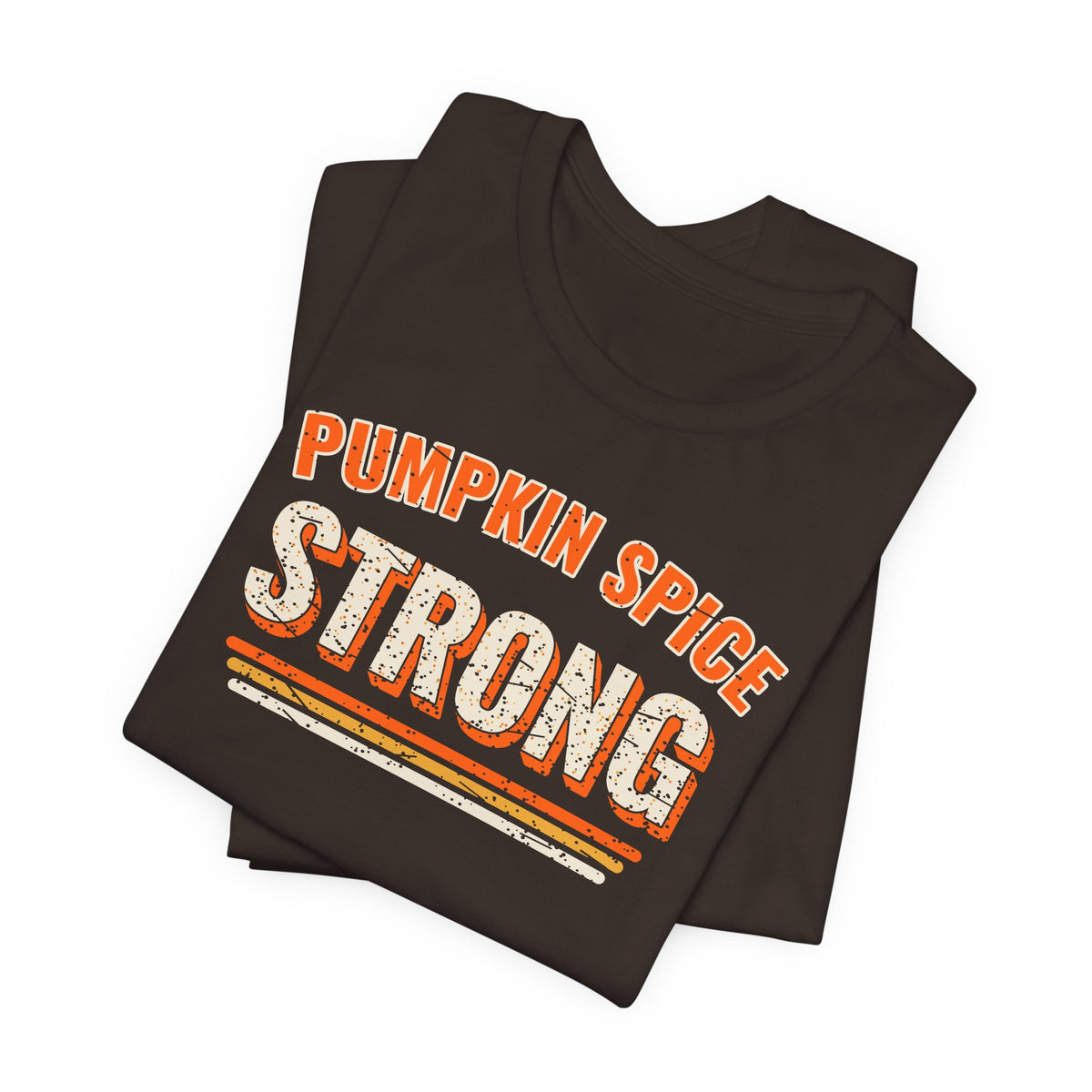 Pumpkin Spice Strong Retro Tee | Fall Gym Shirt