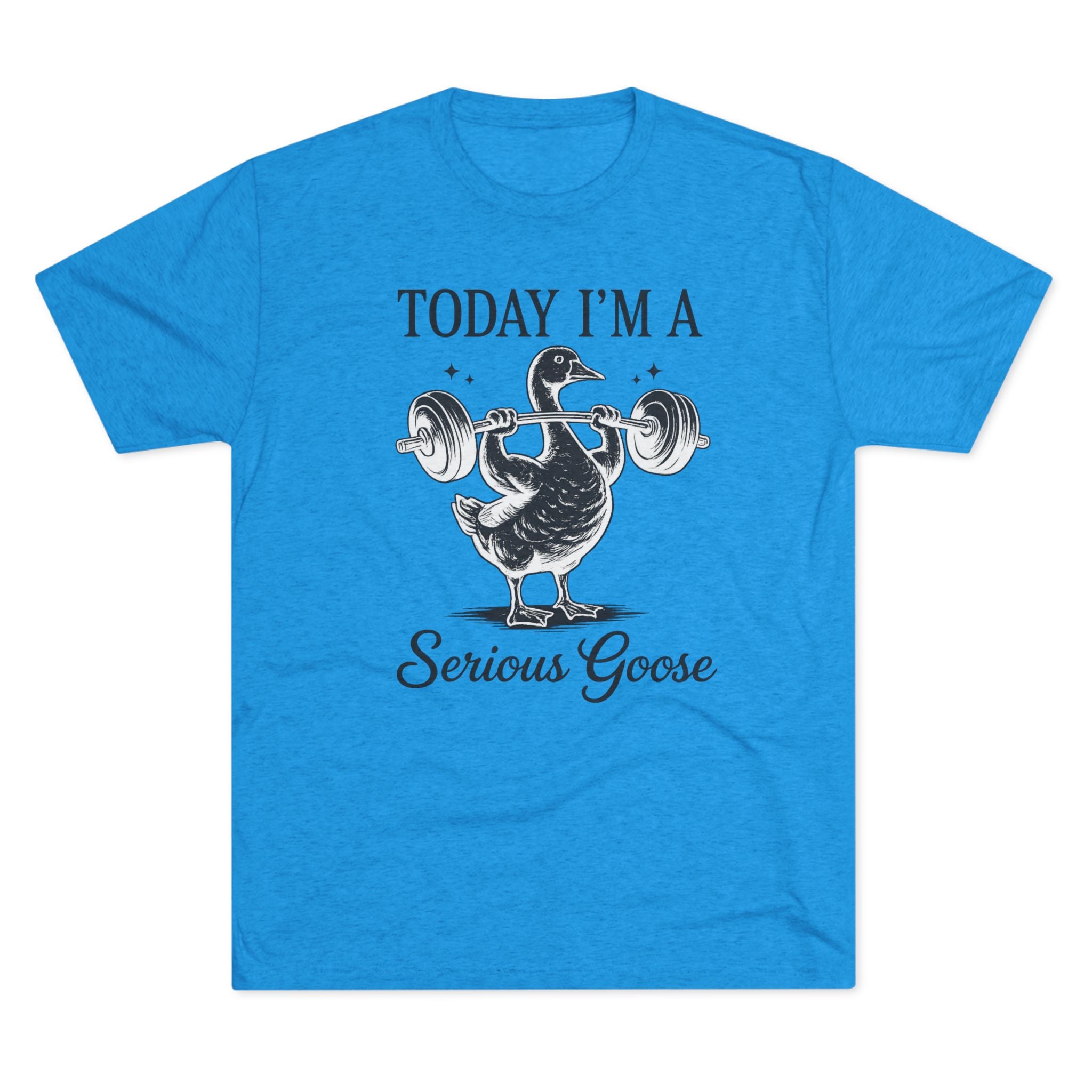Today I’m a Serious Goose – Funny Weightlifting Tri-Blend Tee