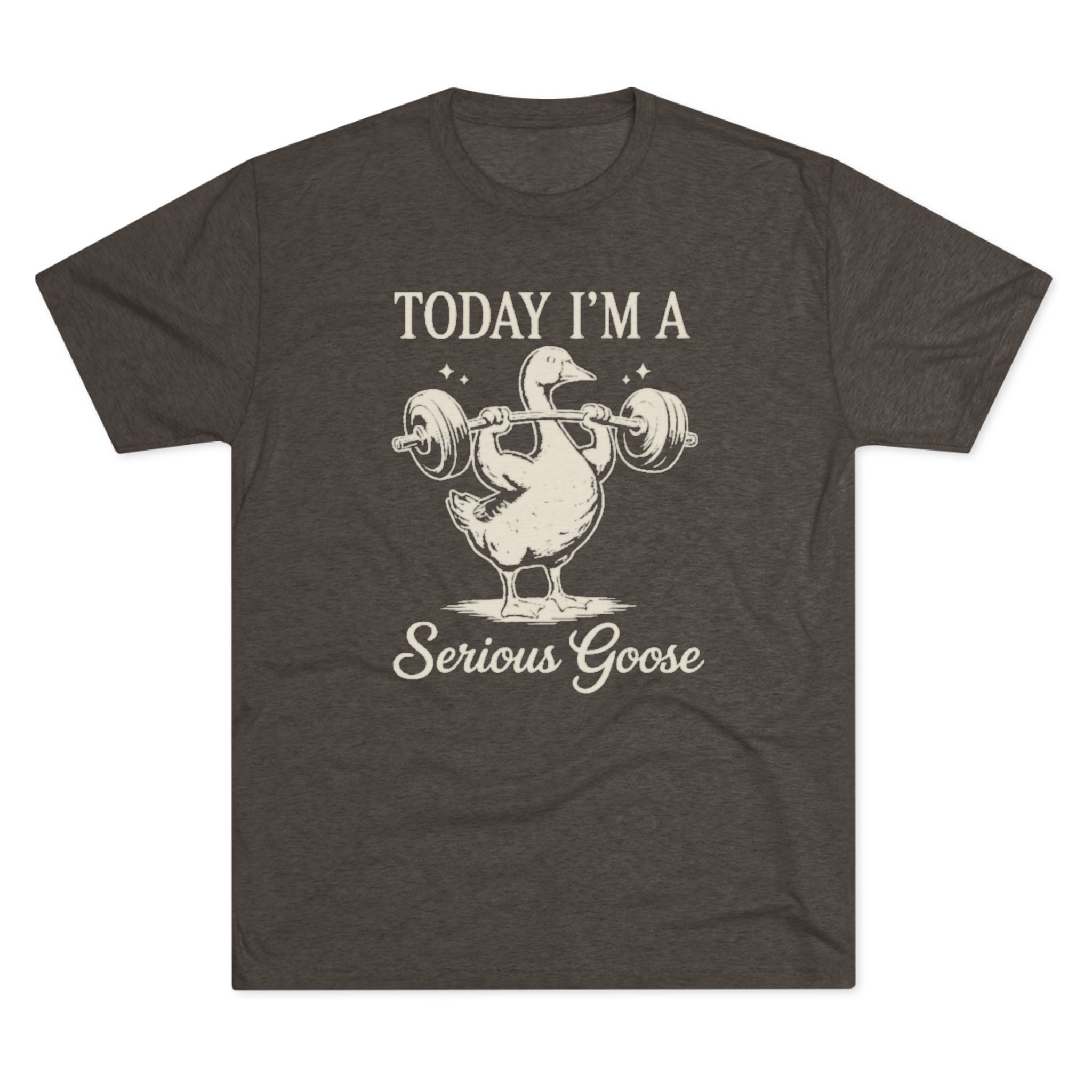 Today I’m a Serious Goose – Funny Weightlifting Tri-Blend Tee