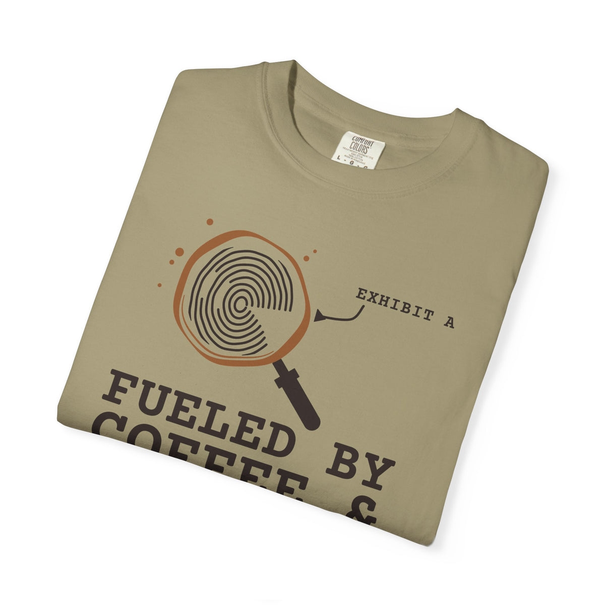 Fueled By Coffee & True Crime Tee | Funny True Crime Shirt