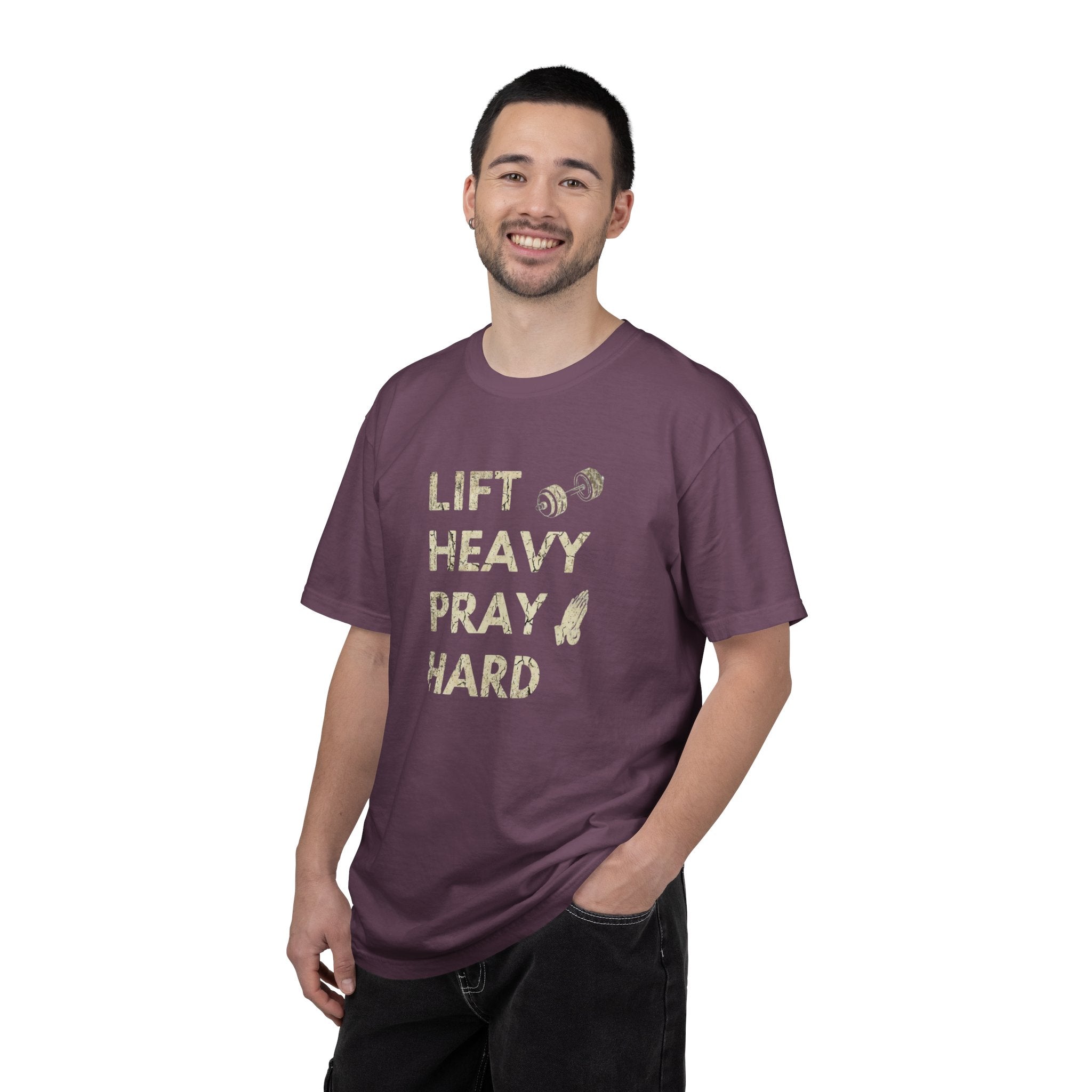 Lift Heavy Pray Hard // Vintage Wash Pump Cover