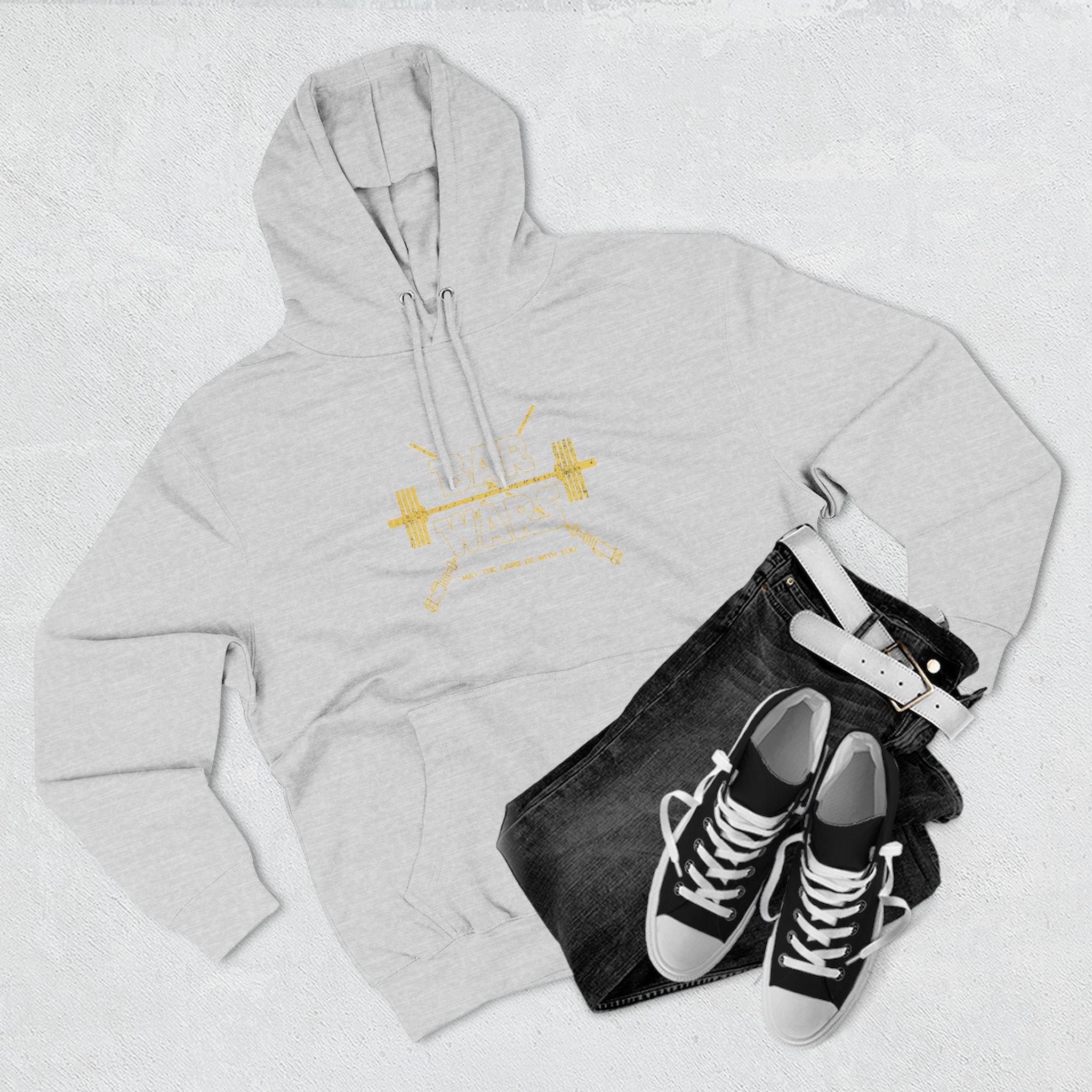 Bar Wars Fleece Hoodie — Three-Panel Cozy Pullover