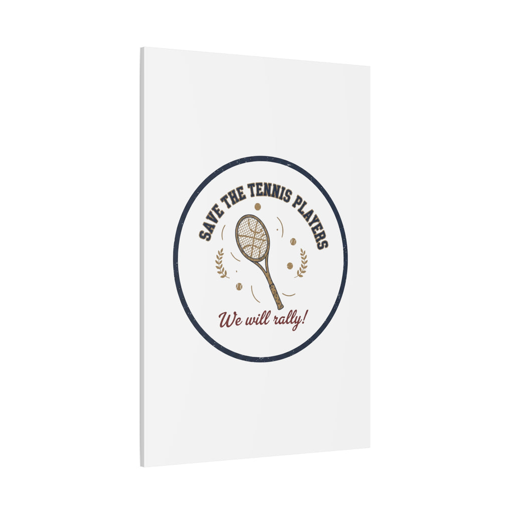 Save the Tennis Players Canvas | Tennis vs Pickleball Meme, Racquet Sport Humor
