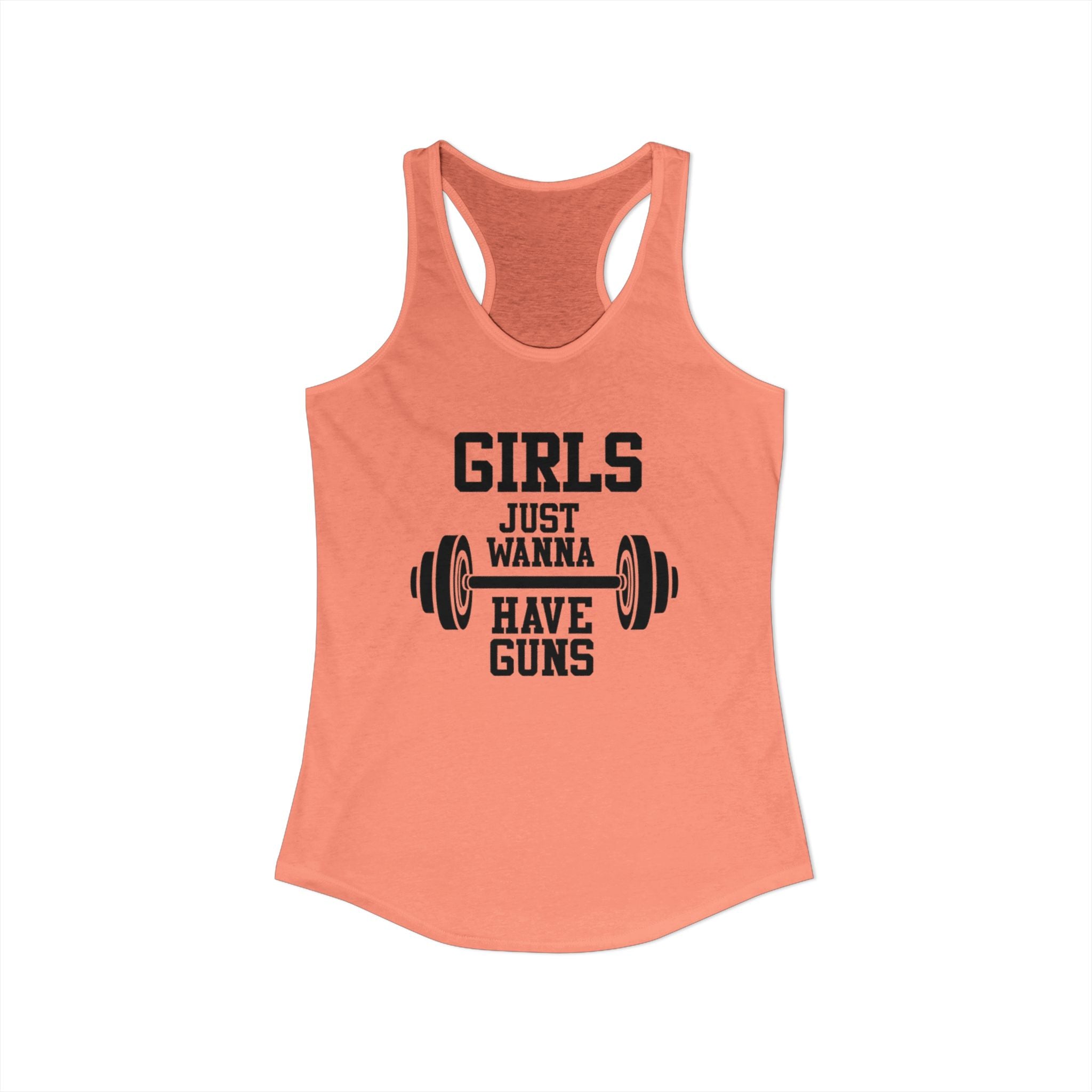 Girls Just Wanna Have Guns Women’s Racerback Tank