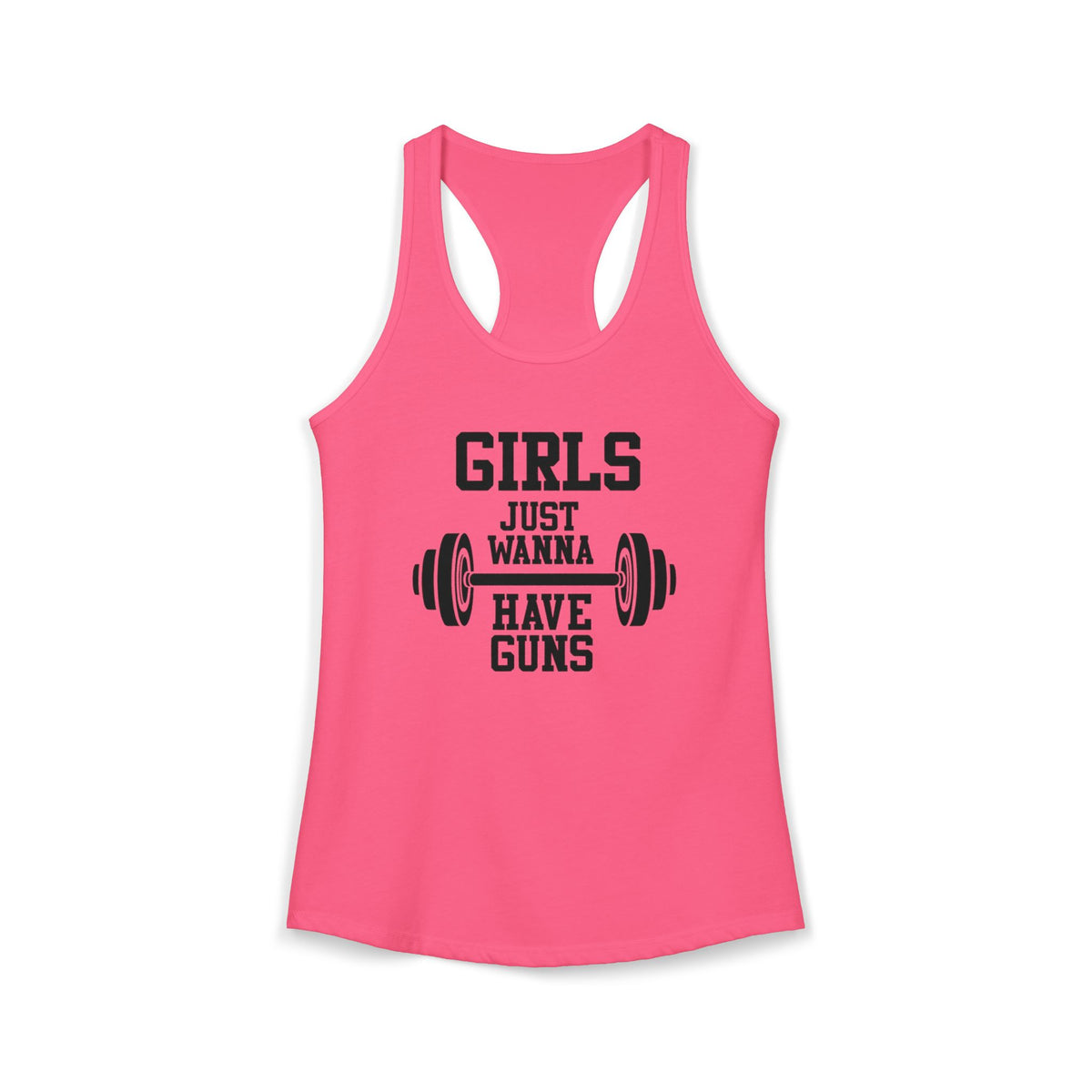 Girls Just Wanna Have Guns Women’s Racerback Tank