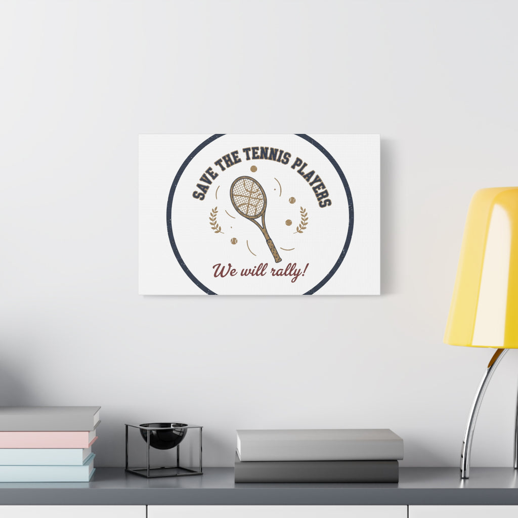 Save the Tennis Players Canvas | Tennis vs Pickleball Meme, Racquet Sport Humor