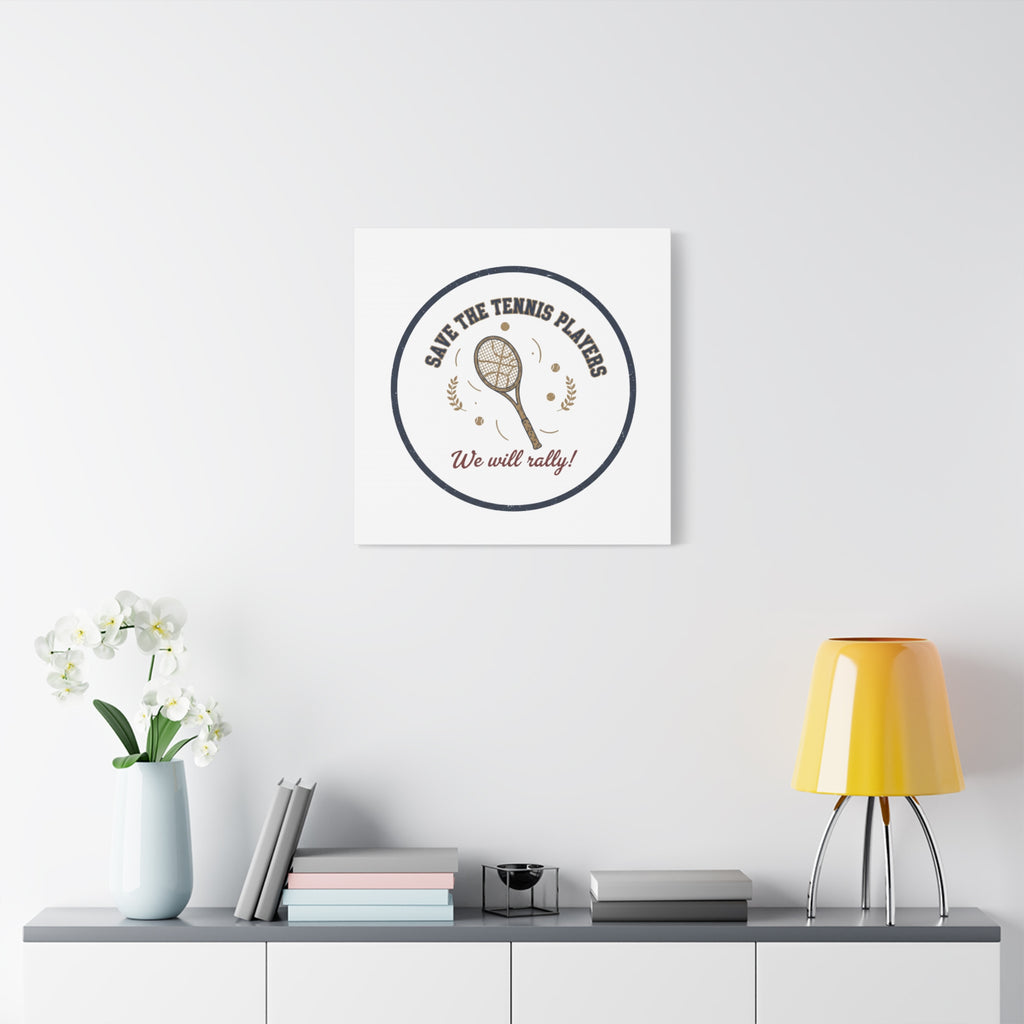 Save the Tennis Players Canvas | Tennis vs Pickleball Meme, Racquet Sport Humor
