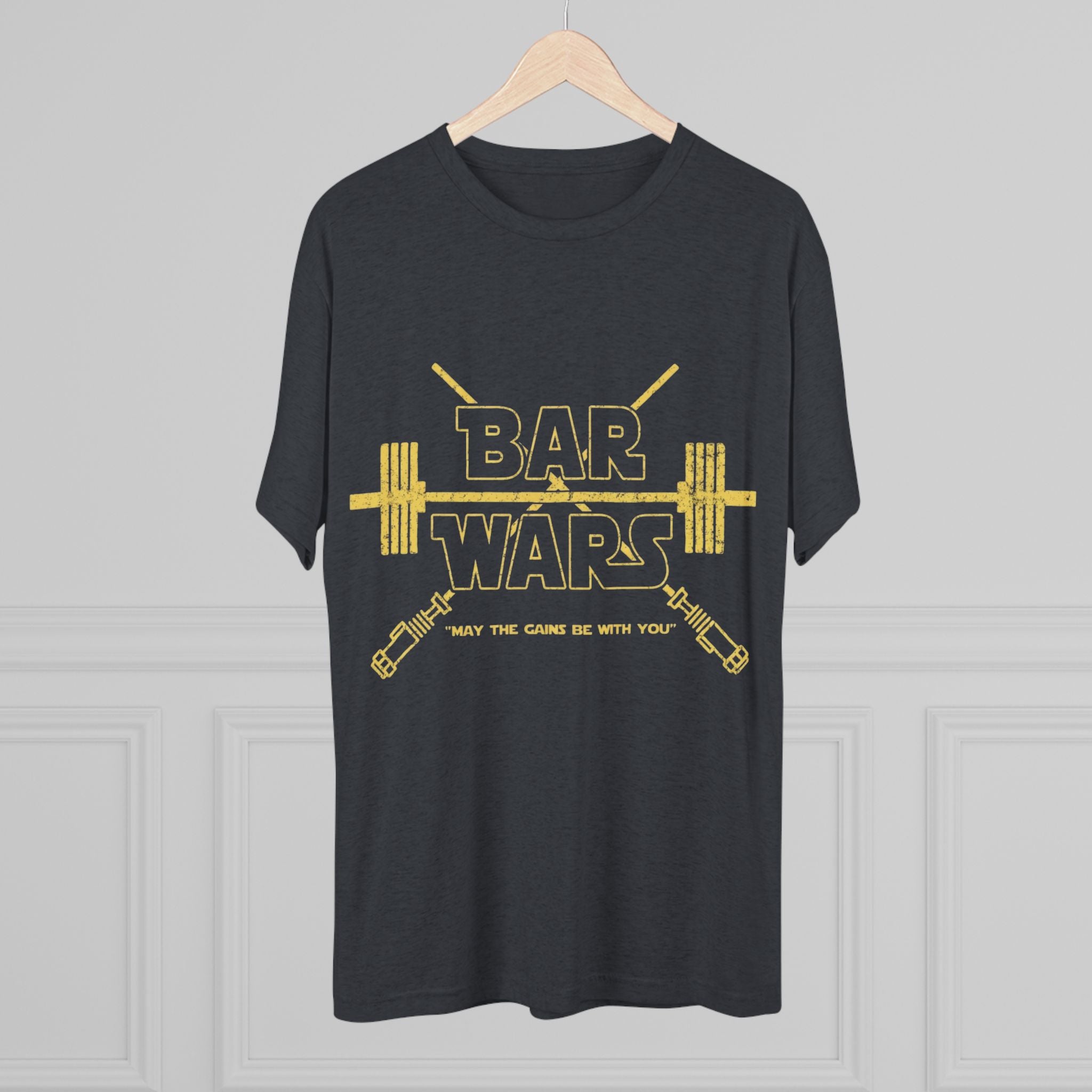Bar Wars Vintage Tee — Retro Graphic Crew Shirt