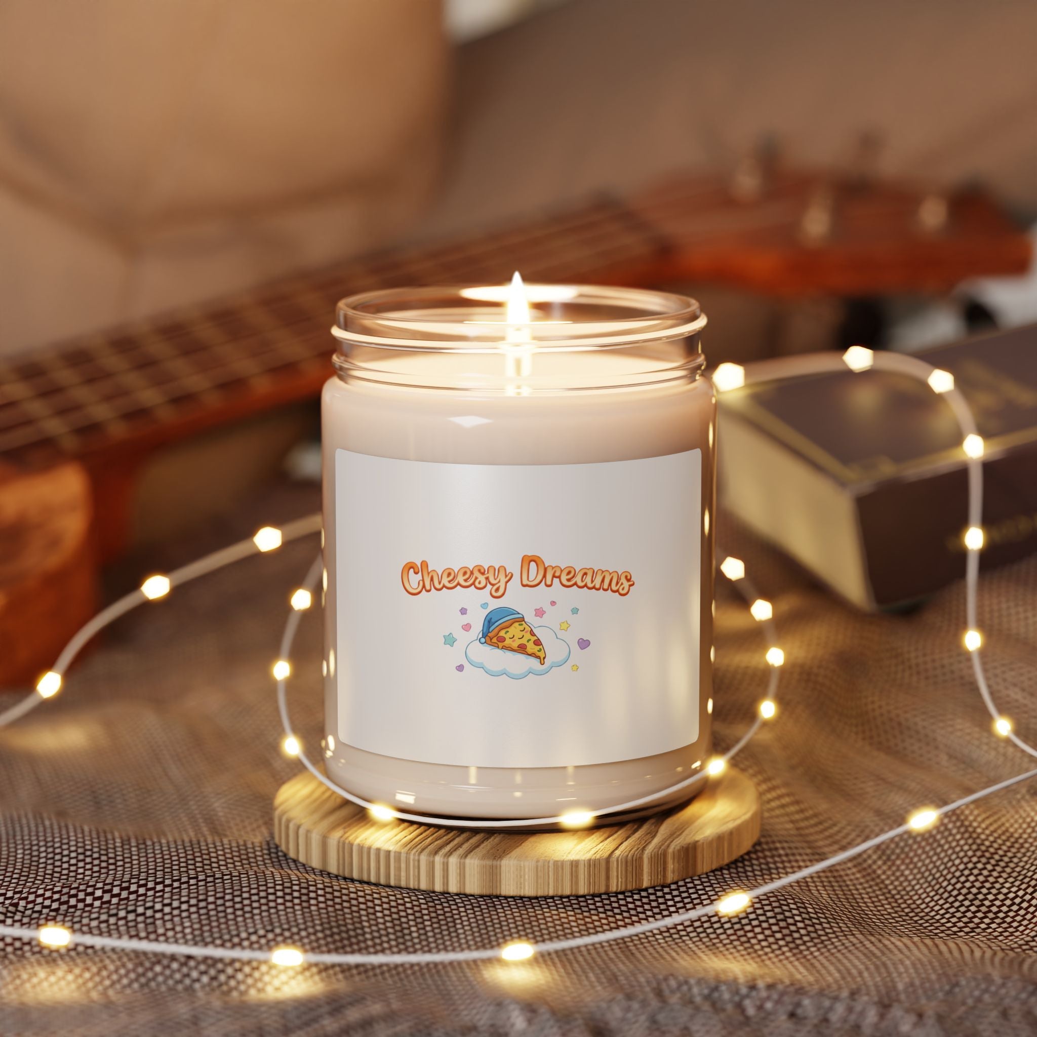 Cheesy Dreams Cozy Pizza Soy Candle