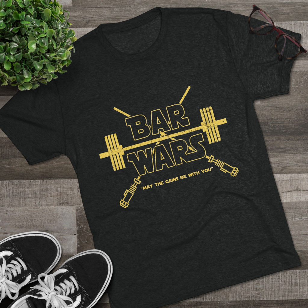 Bar Wars Vintage Tee — Retro Graphic Crew Shirt