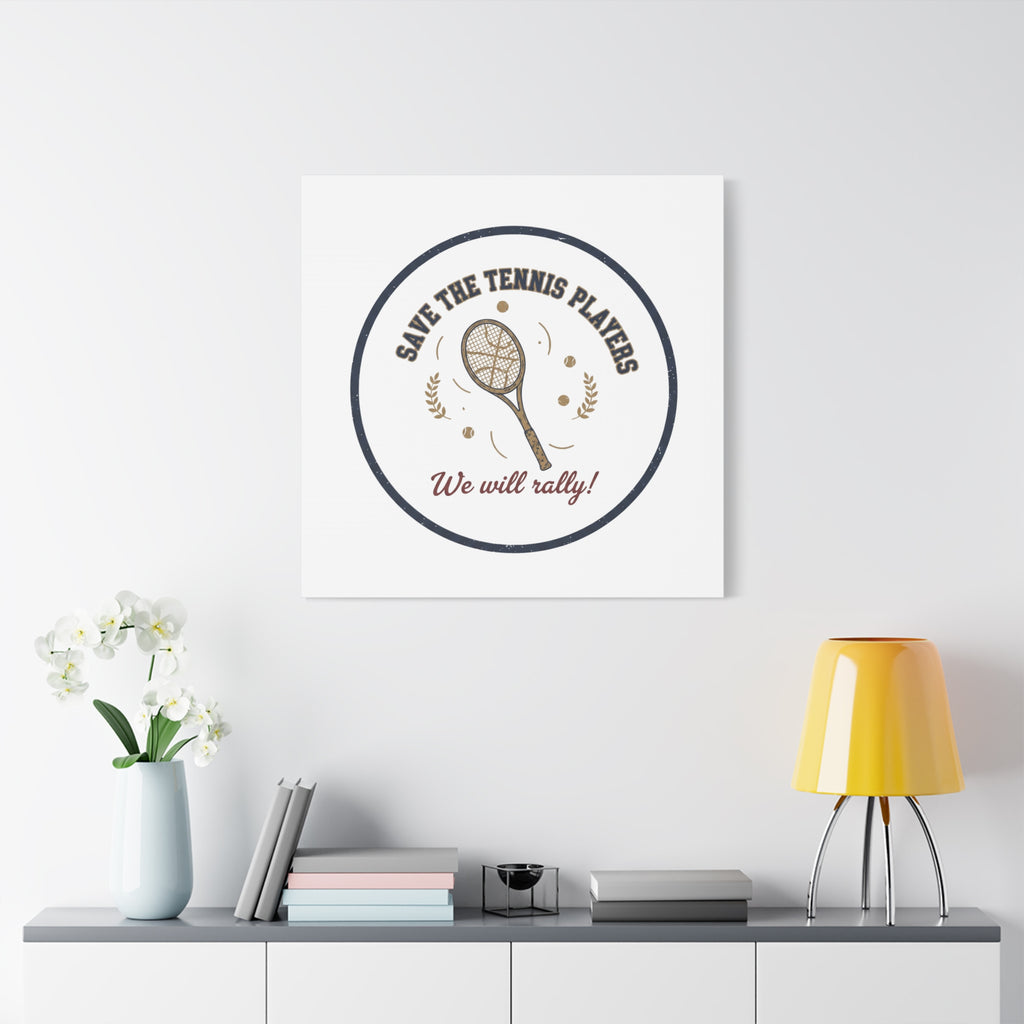 Save the Tennis Players Canvas | Tennis vs Pickleball Meme, Racquet Sport Humor