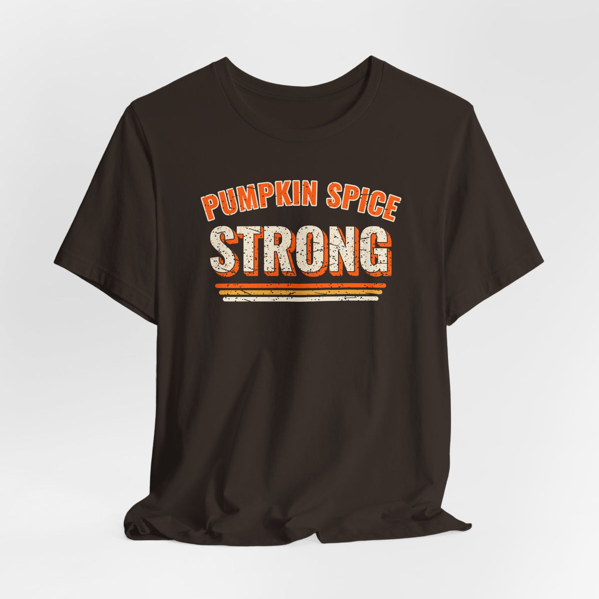 Pumpkin Spice Strong Retro Tee | Fall Gym Shirt