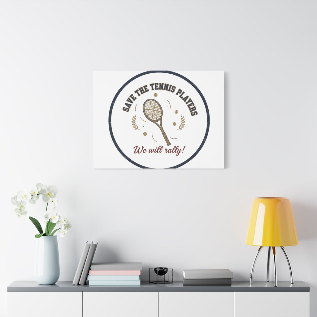 Save the Tennis Players Canvas | Tennis vs Pickleball Meme, Racquet Sport Humor