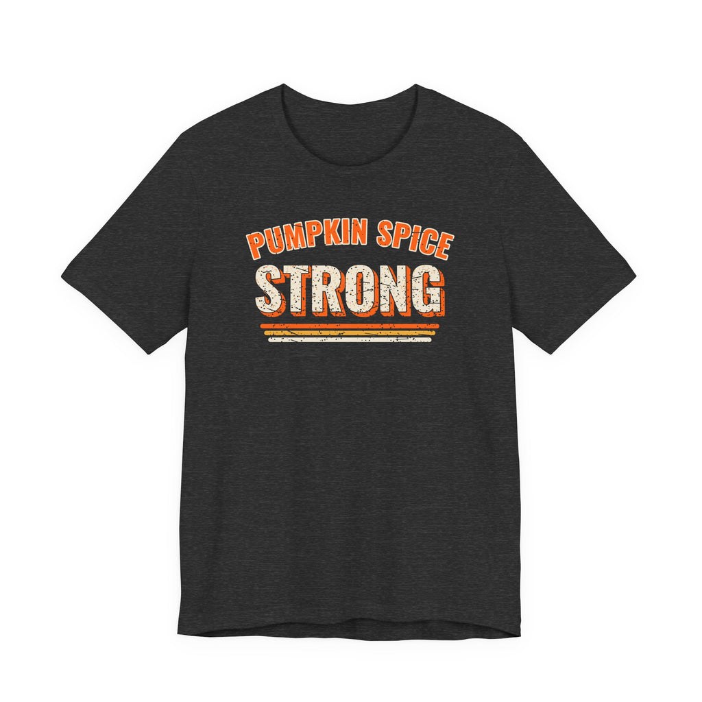 Pumpkin Spice Strong Retro Tee | Fall Gym Shirt