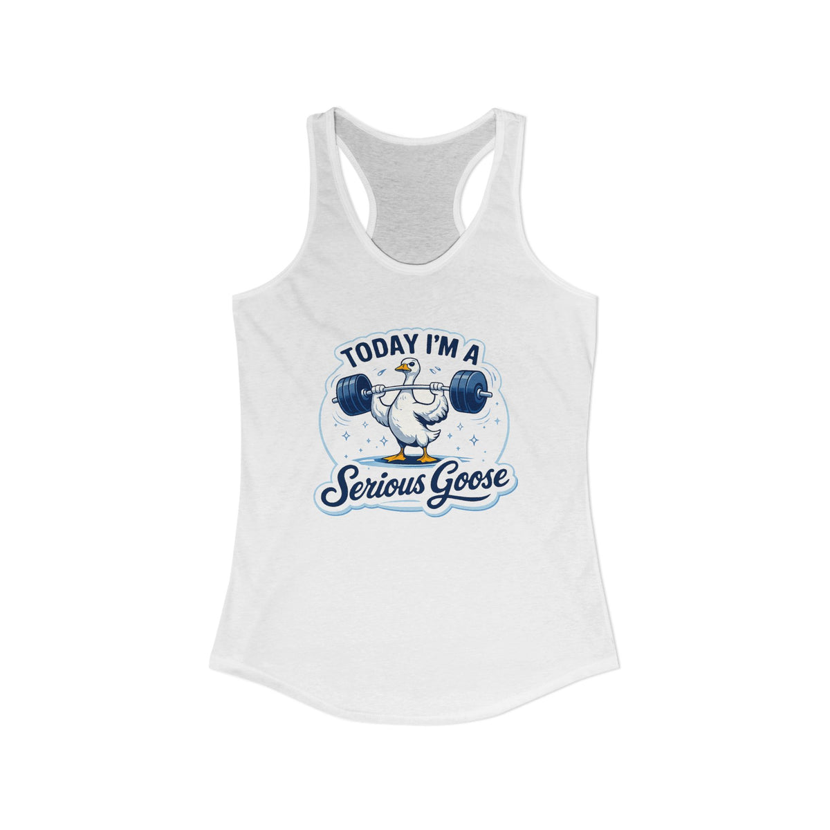 Serious Goose Racerback Tank