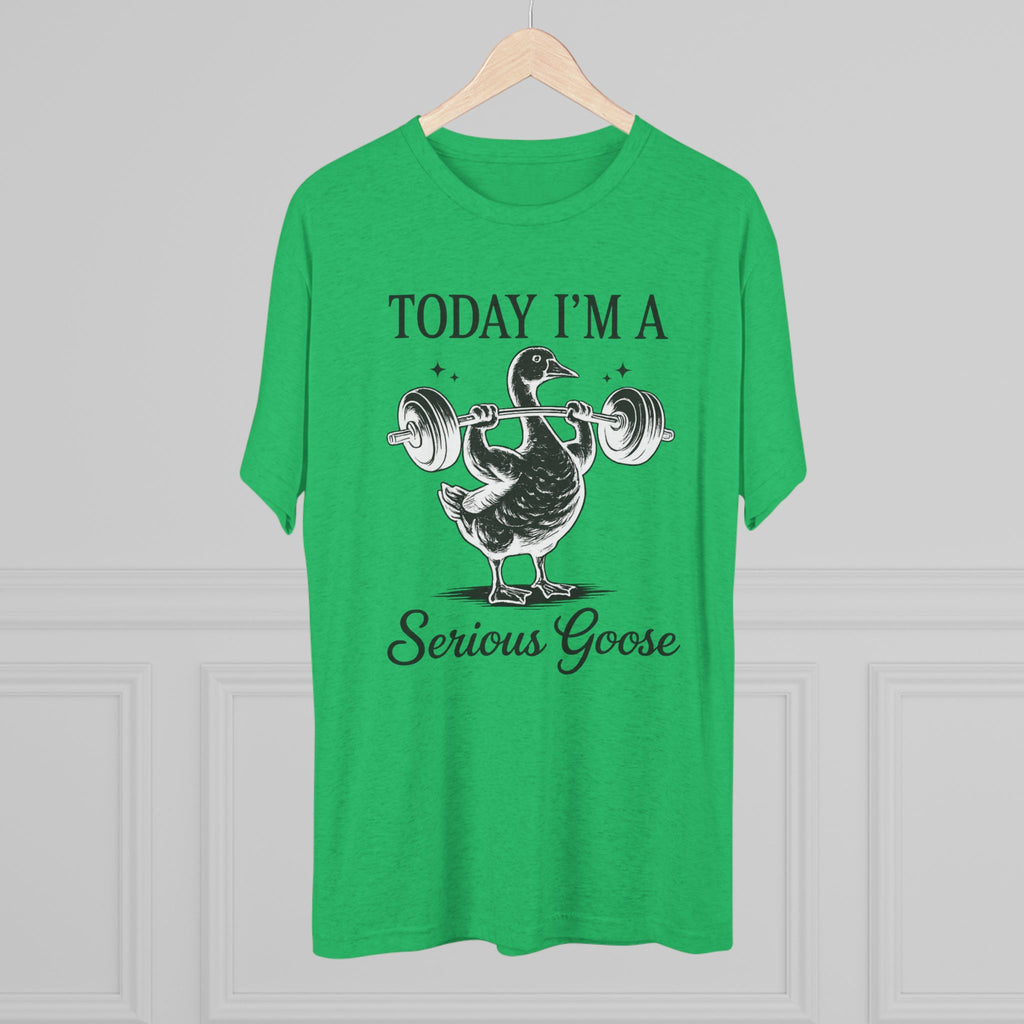 Today I’m a Serious Goose – Funny Weightlifting Tri-Blend Tee