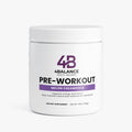 Pre-workout supplement container with 4Balance branding on a white background