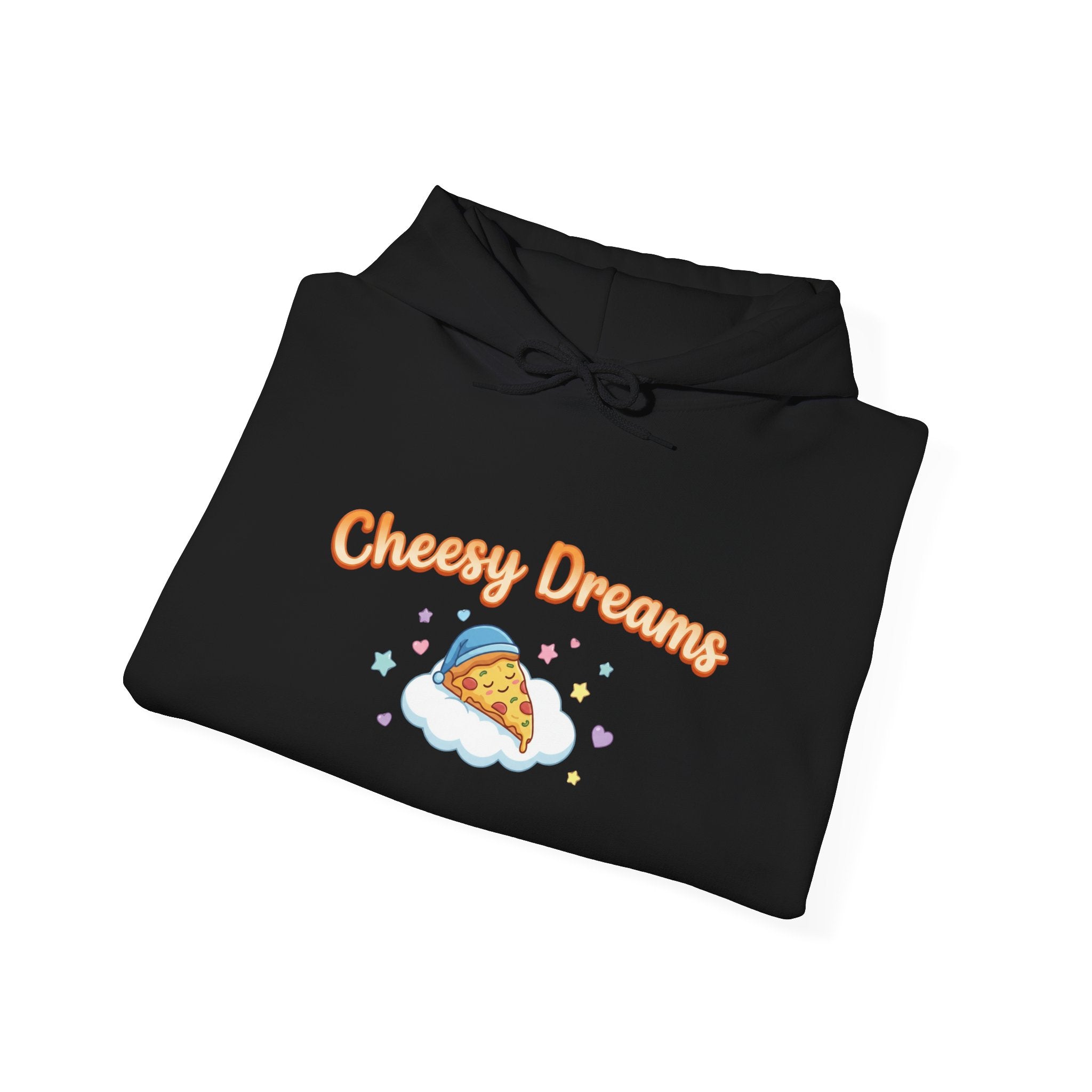Cheesy Dreams Cozy Snack Humor Hoodie