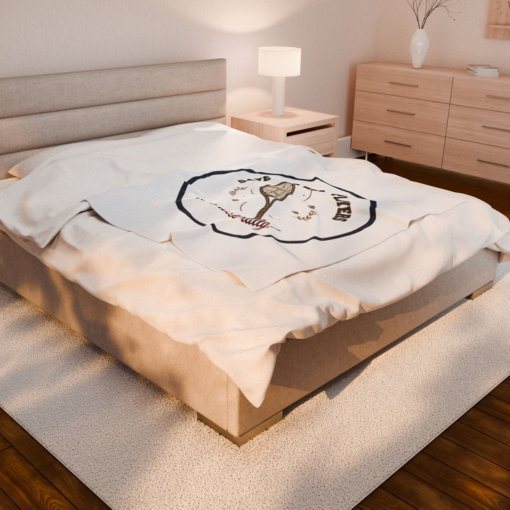 Save the Tennis Players Velveteen Plush Blanket | Tennis meme, racquet sport humor