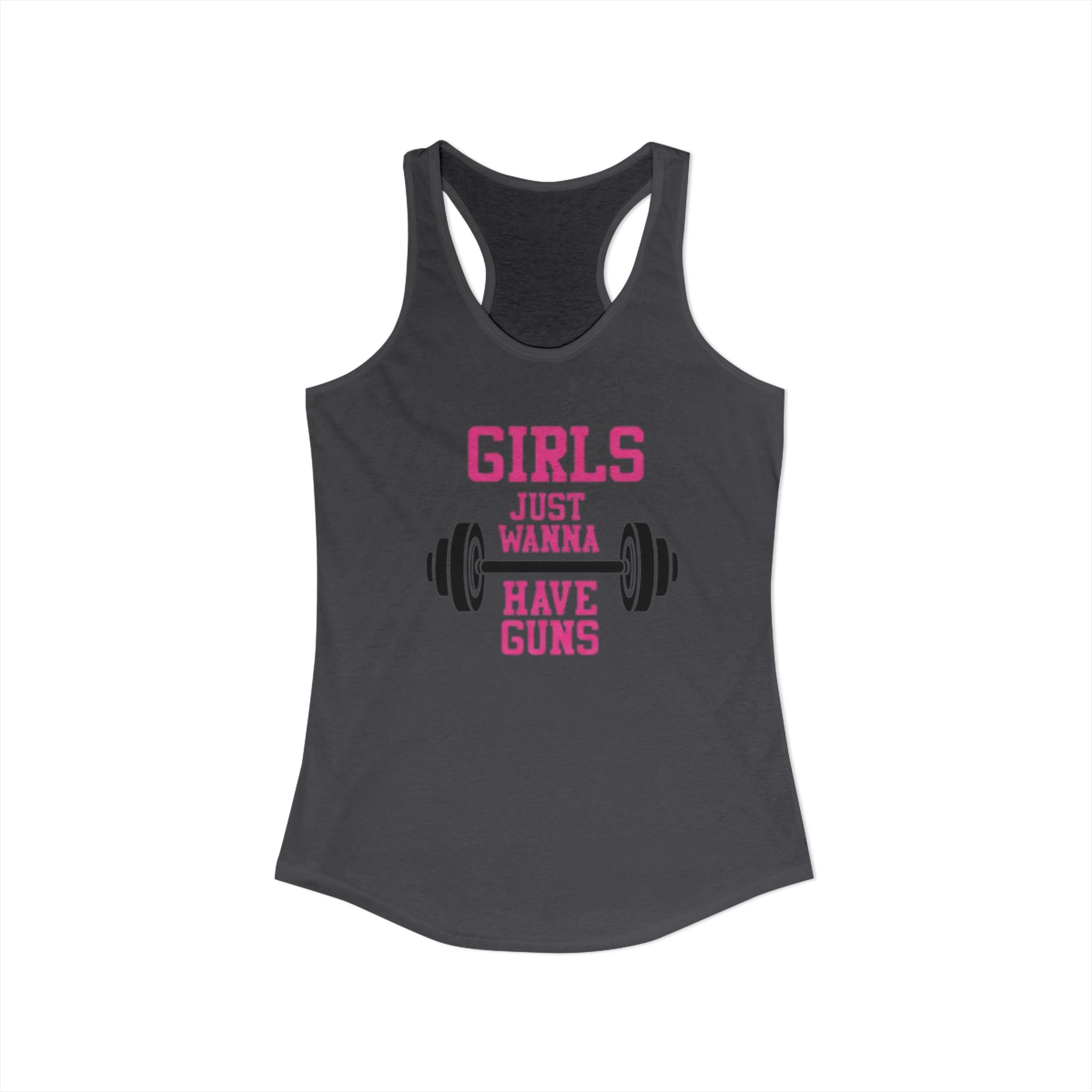 Girls Just Wanna Have Guns Women’s Racerback Tank