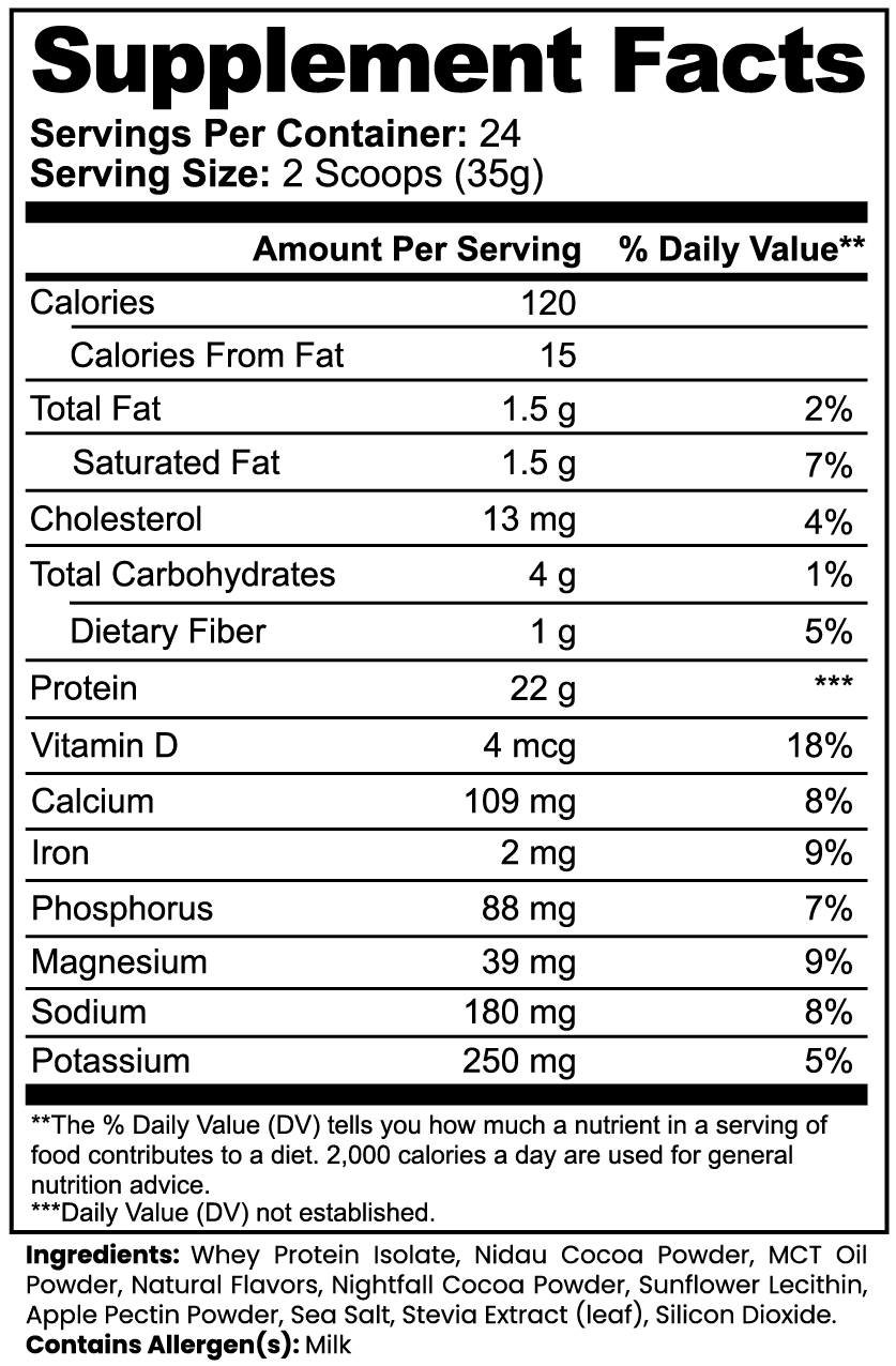 Whey Protein Isolate (Chocolate) | 2lb