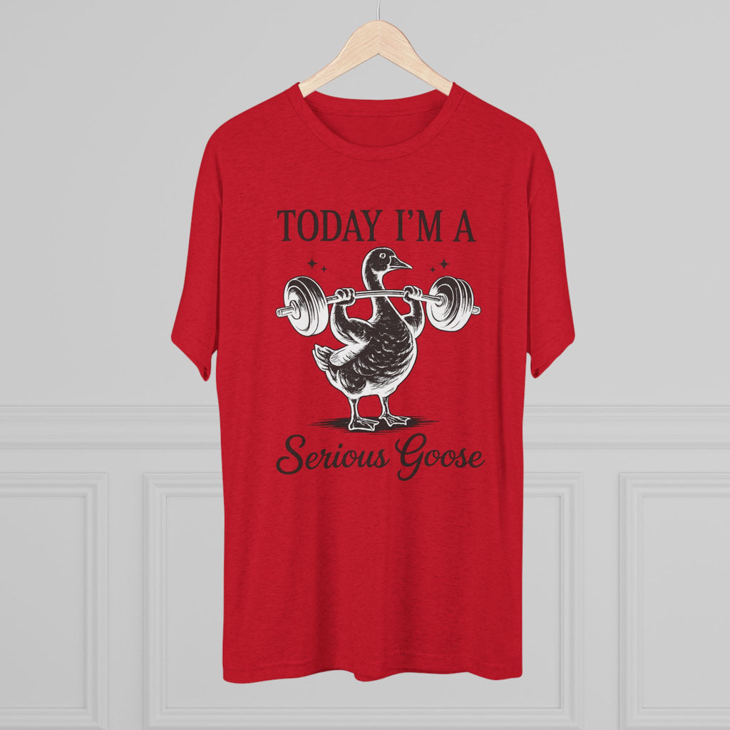 Today I’m a Serious Goose – Funny Weightlifting Tri-Blend Tee