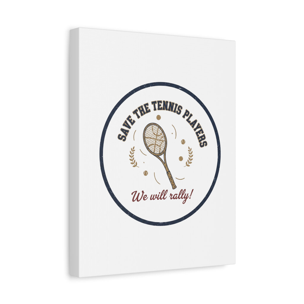 Save the Tennis Players Canvas | Tennis vs Pickleball Meme, Racquet Sport Humor