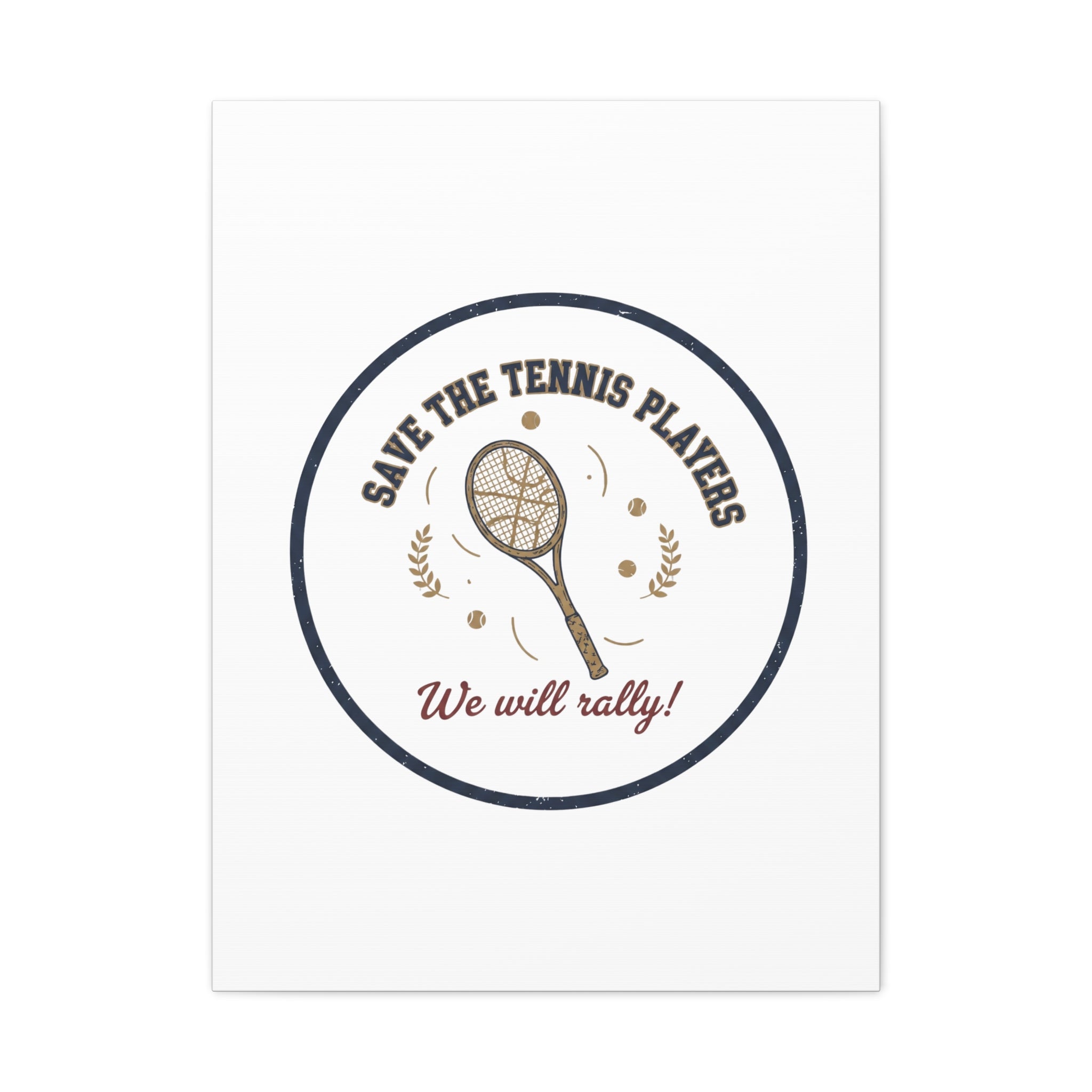 Save the Tennis Players Canvas | Tennis vs Pickleball Meme, Racquet Sport Humor