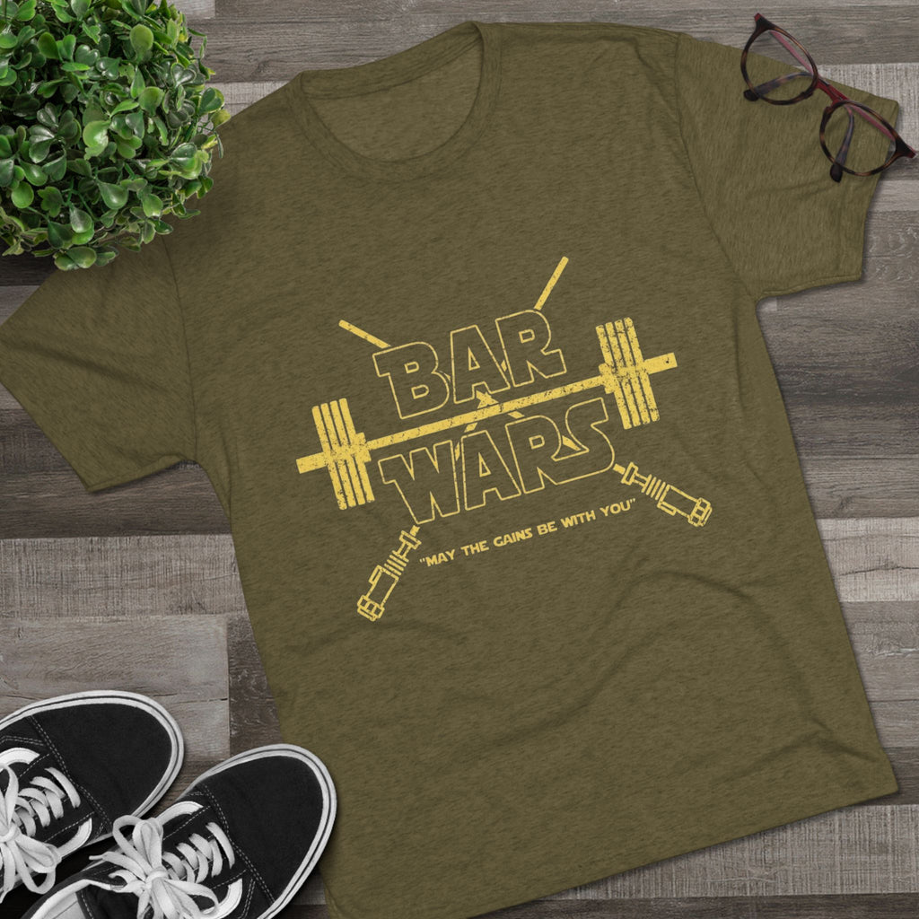 Bar Wars Vintage Tee — Retro Graphic Crew Shirt