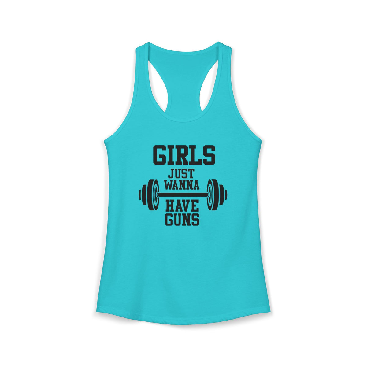 Girls Just Wanna Have Guns Women’s Racerback Tank