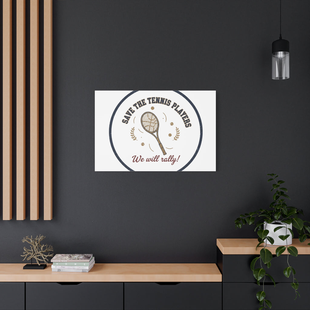 Save the Tennis Players Canvas | Tennis vs Pickleball Meme, Racquet Sport Humor