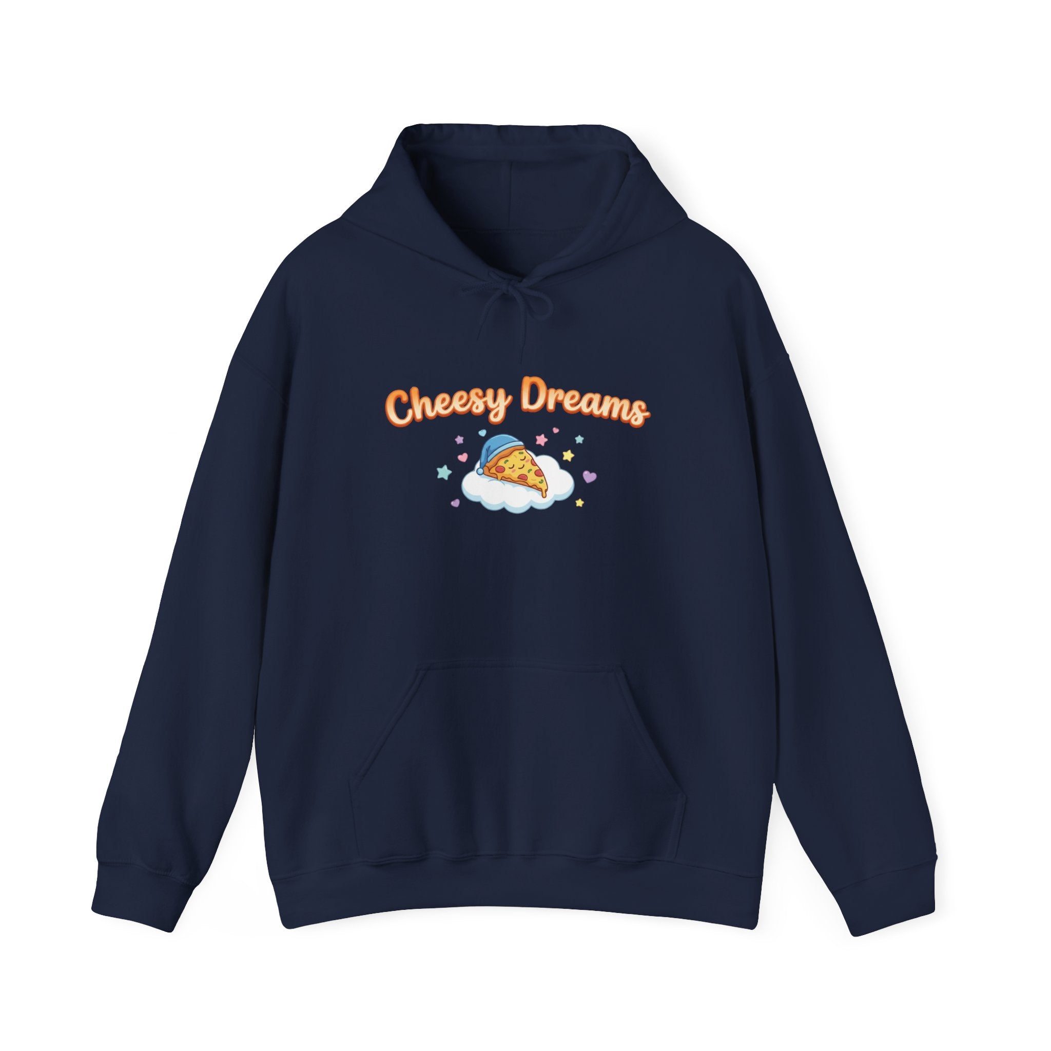Cheesy Dreams Cozy Snack Humor Hoodie
