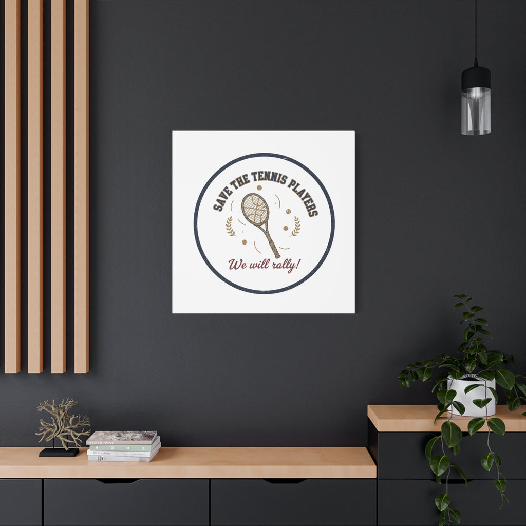 Save the Tennis Players Canvas | Tennis vs Pickleball Meme, Racquet Sport Humor