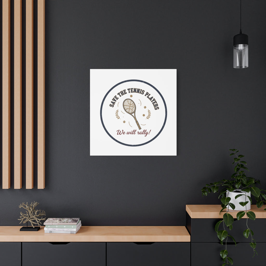 Save the Tennis Players Canvas | Tennis vs Pickleball Meme, Racquet Sport Humor