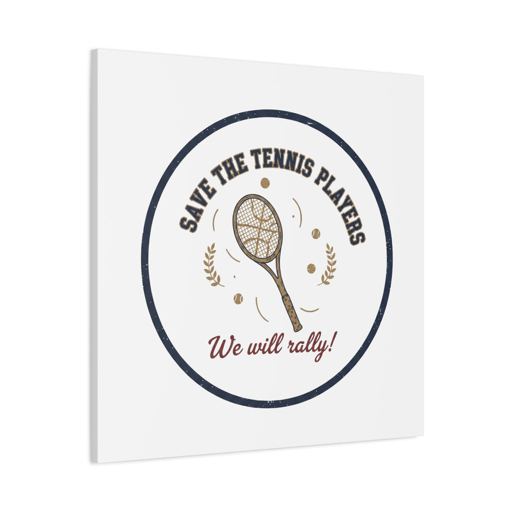 Save the Tennis Players Canvas | Tennis vs Pickleball Meme, Racquet Sport Humor