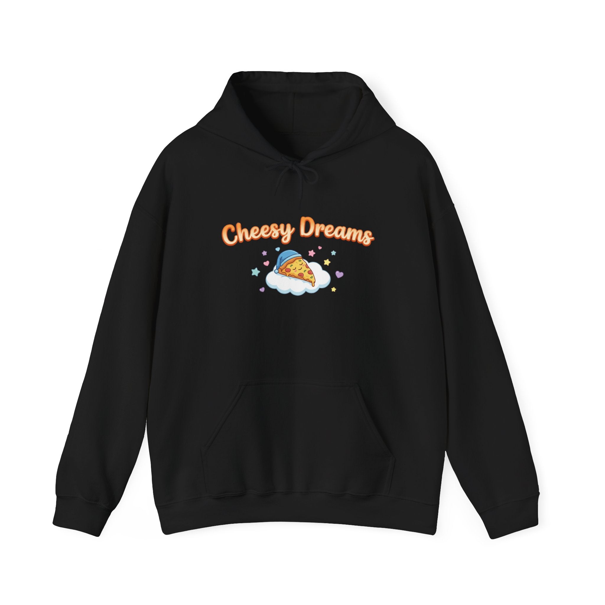 Cheesy Dreams Cozy Snack Humor Hoodie