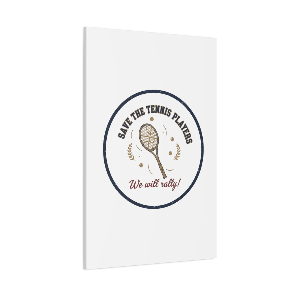 Save the Tennis Players Canvas | Tennis vs Pickleball Meme, Racquet Sport Humor
