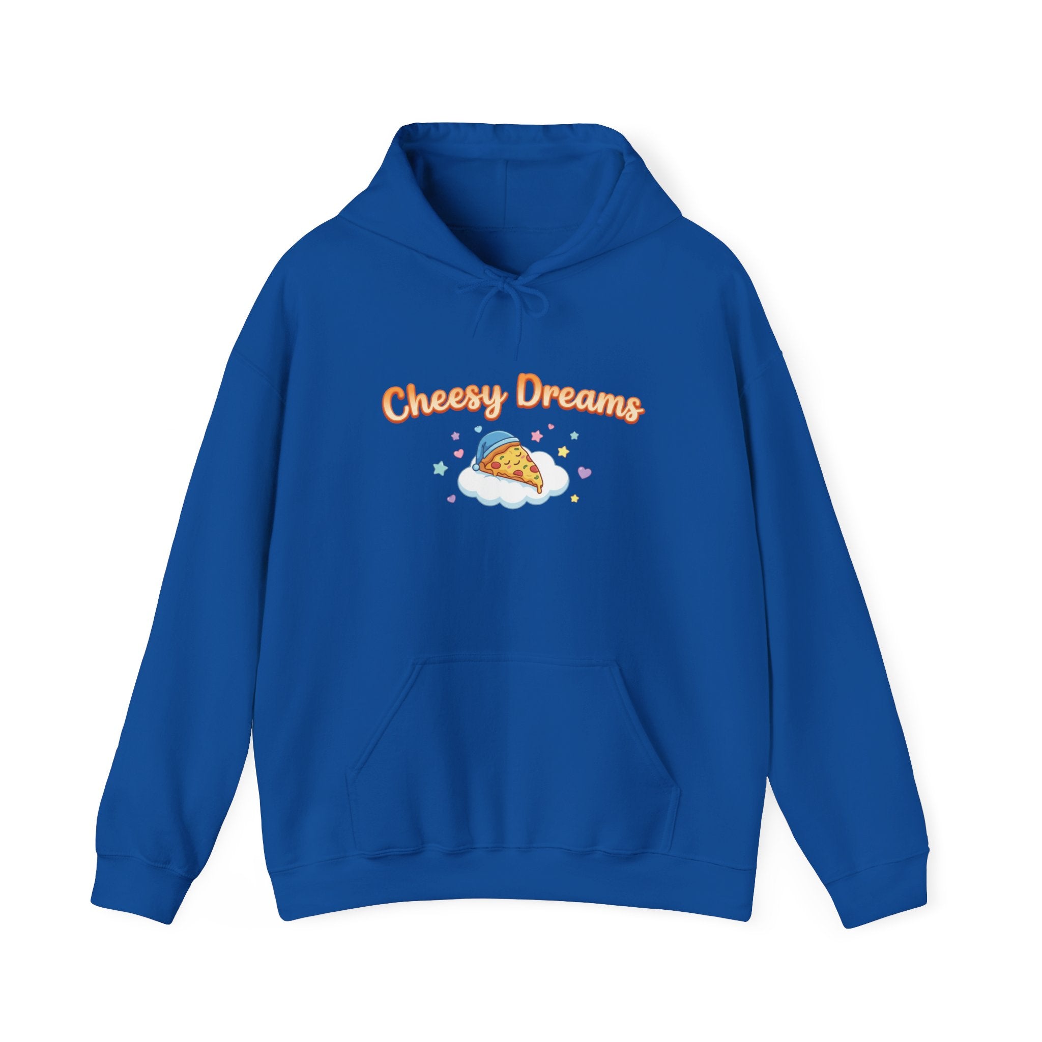 Cheesy Dreams Cozy Snack Humor Hoodie