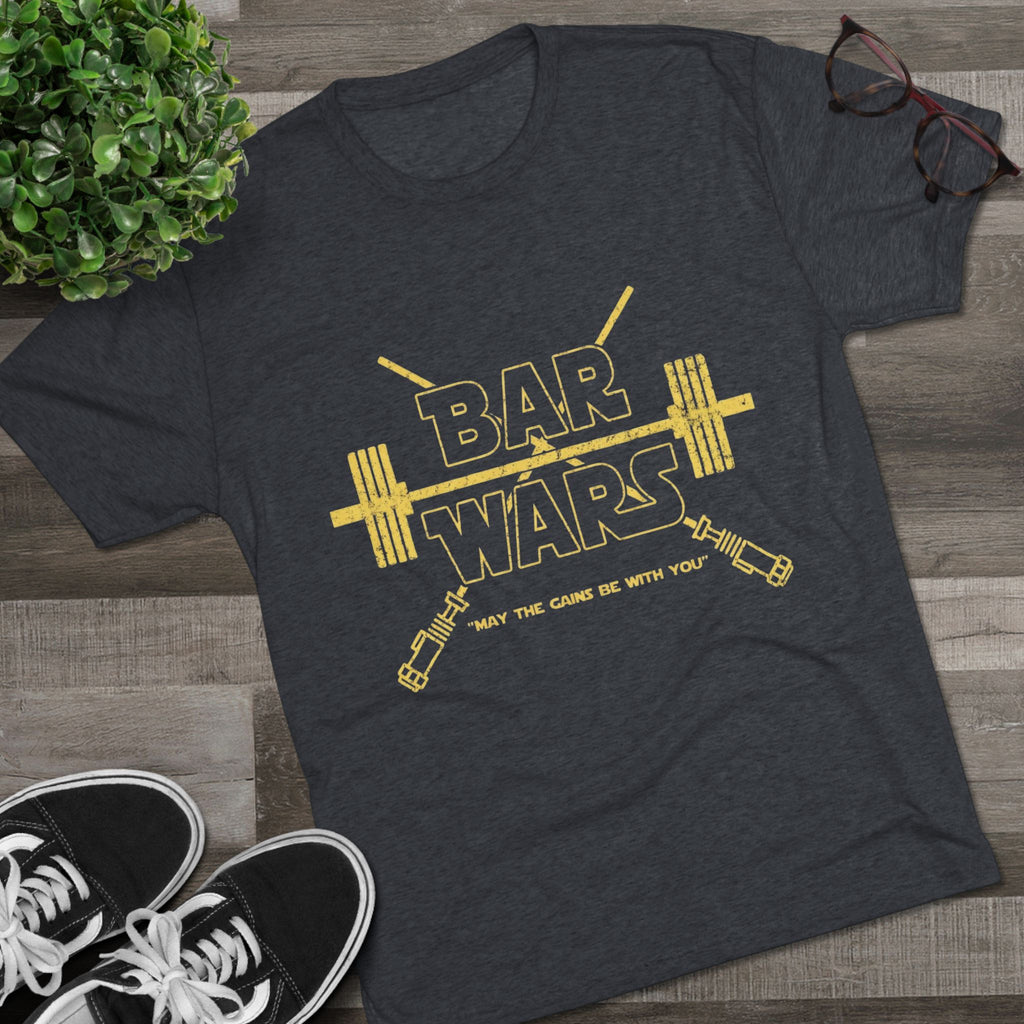 Bar Wars Vintage Tee — Retro Graphic Crew Shirt
