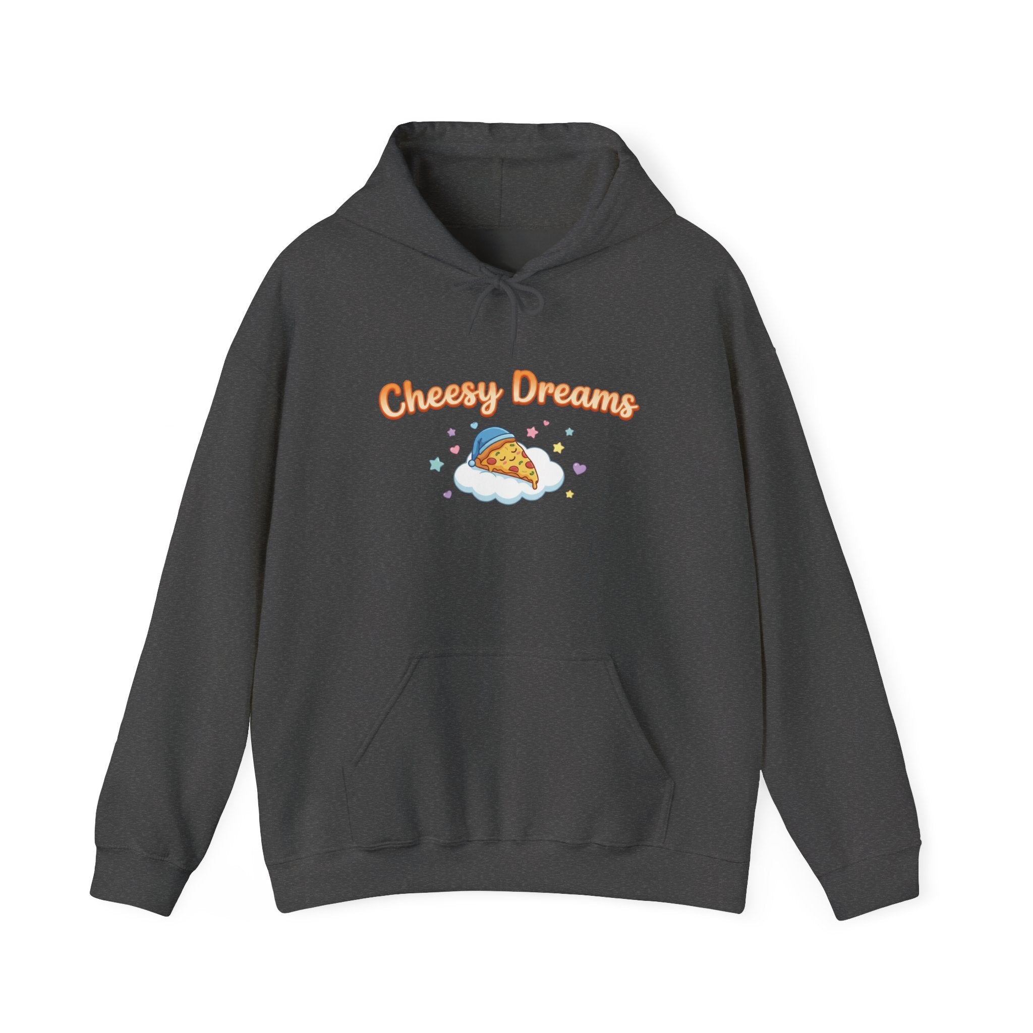 Cheesy Dreams Cozy Snack Humor Hoodie