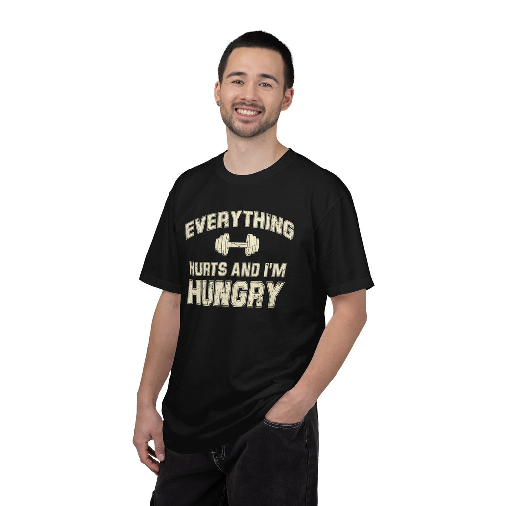 Everything Hurts and I’m Hungry | Funny Gym Shirt | Heavyweight Garment-Dyed Fitness Tee