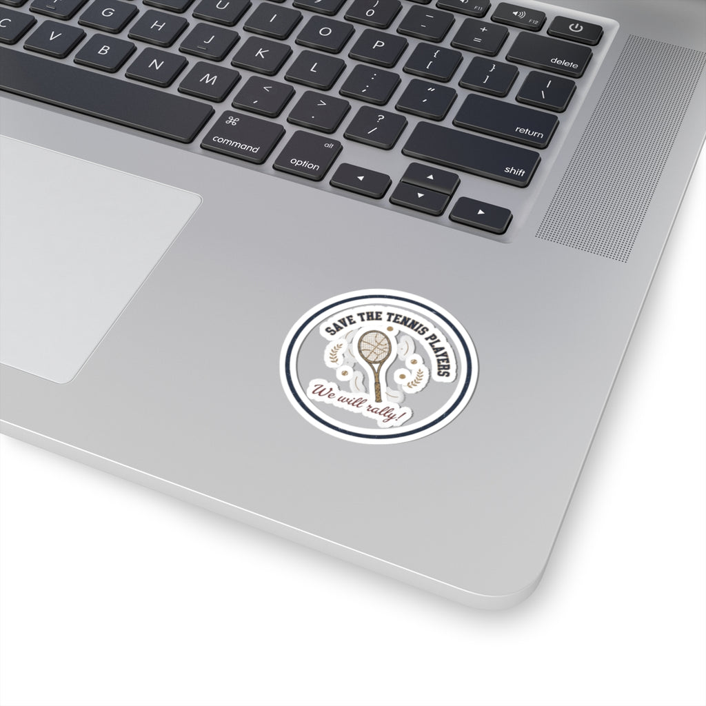 Save the Tennis Players Sticker | pickleball vs tennis, court time joke