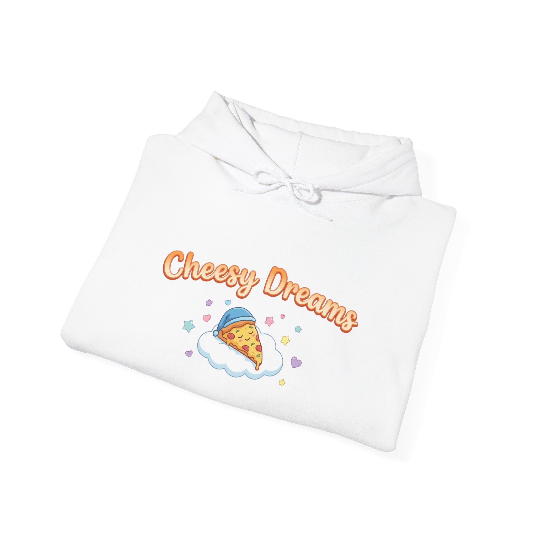 Cheesy Dreams Cozy Snack Humor Hoodie