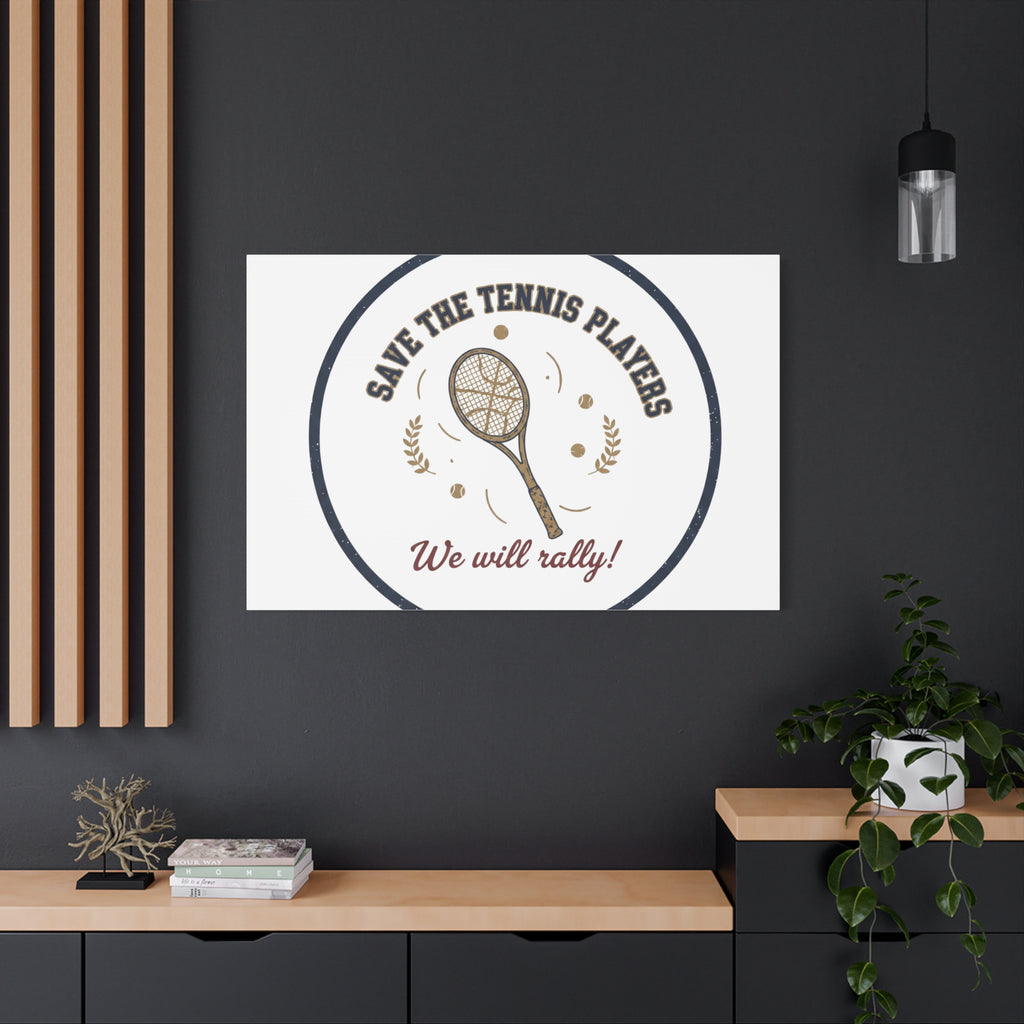 Save the Tennis Players Canvas | Tennis vs Pickleball Meme, Racquet Sport Humor