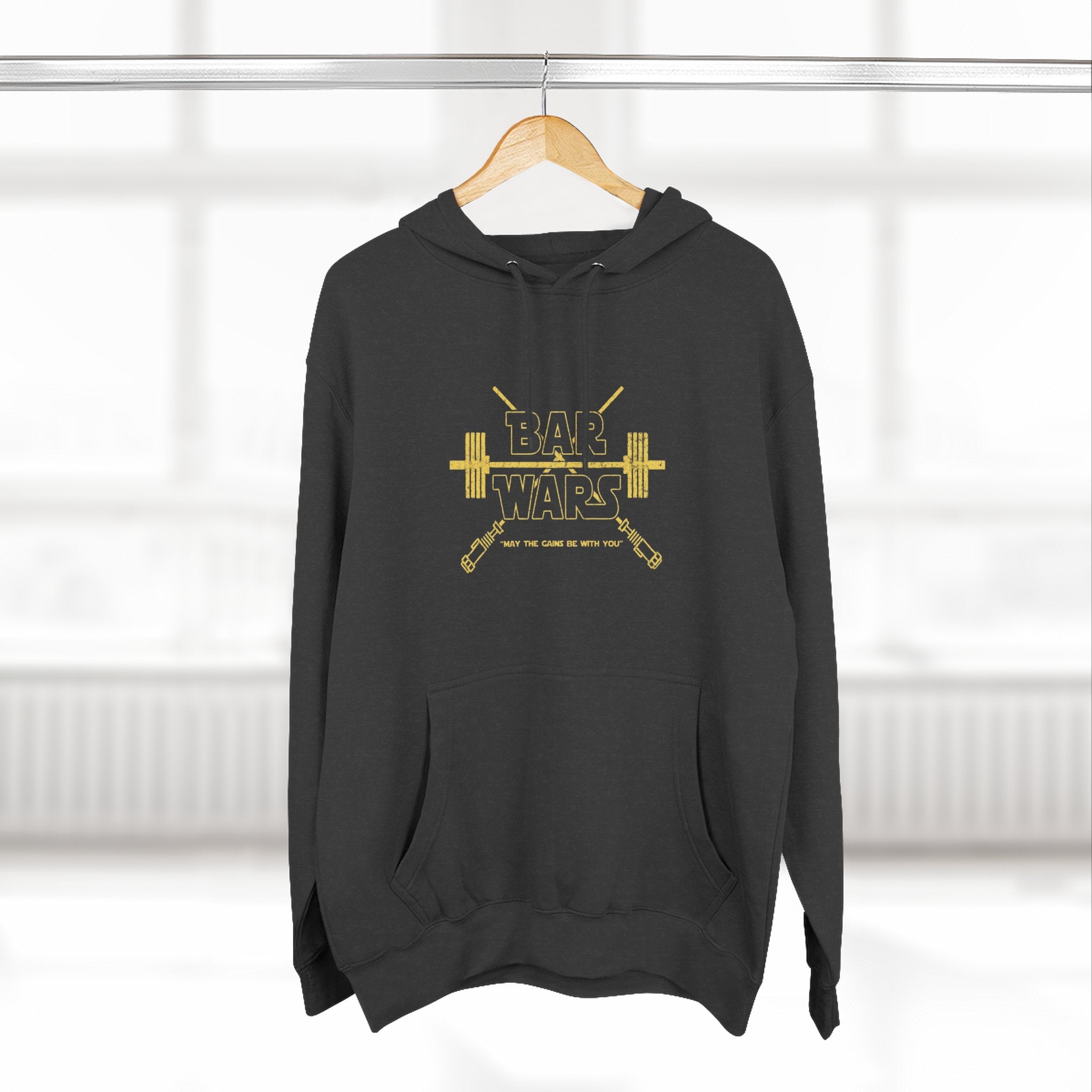 Bar Wars Fleece Hoodie — Three-Panel Cozy Pullover