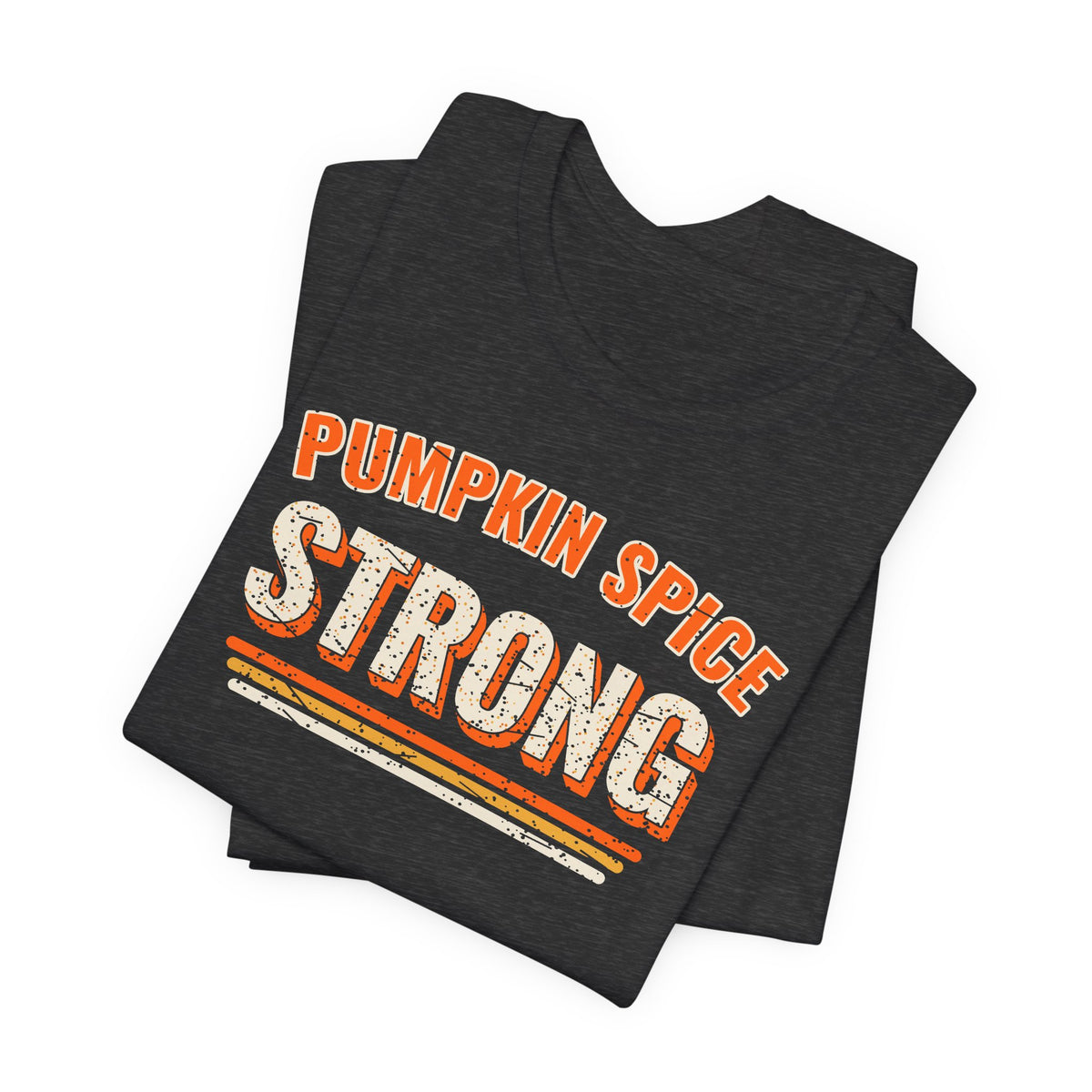 Pumpkin Spice Strong Retro Tee | Fall Gym Shirt
